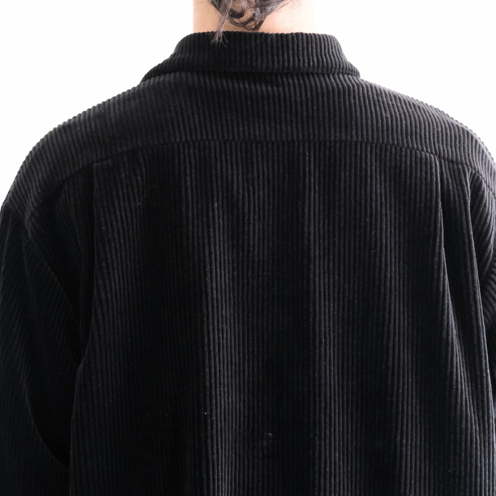 【残り1点】Corduroy Skipper Shirts（Black）