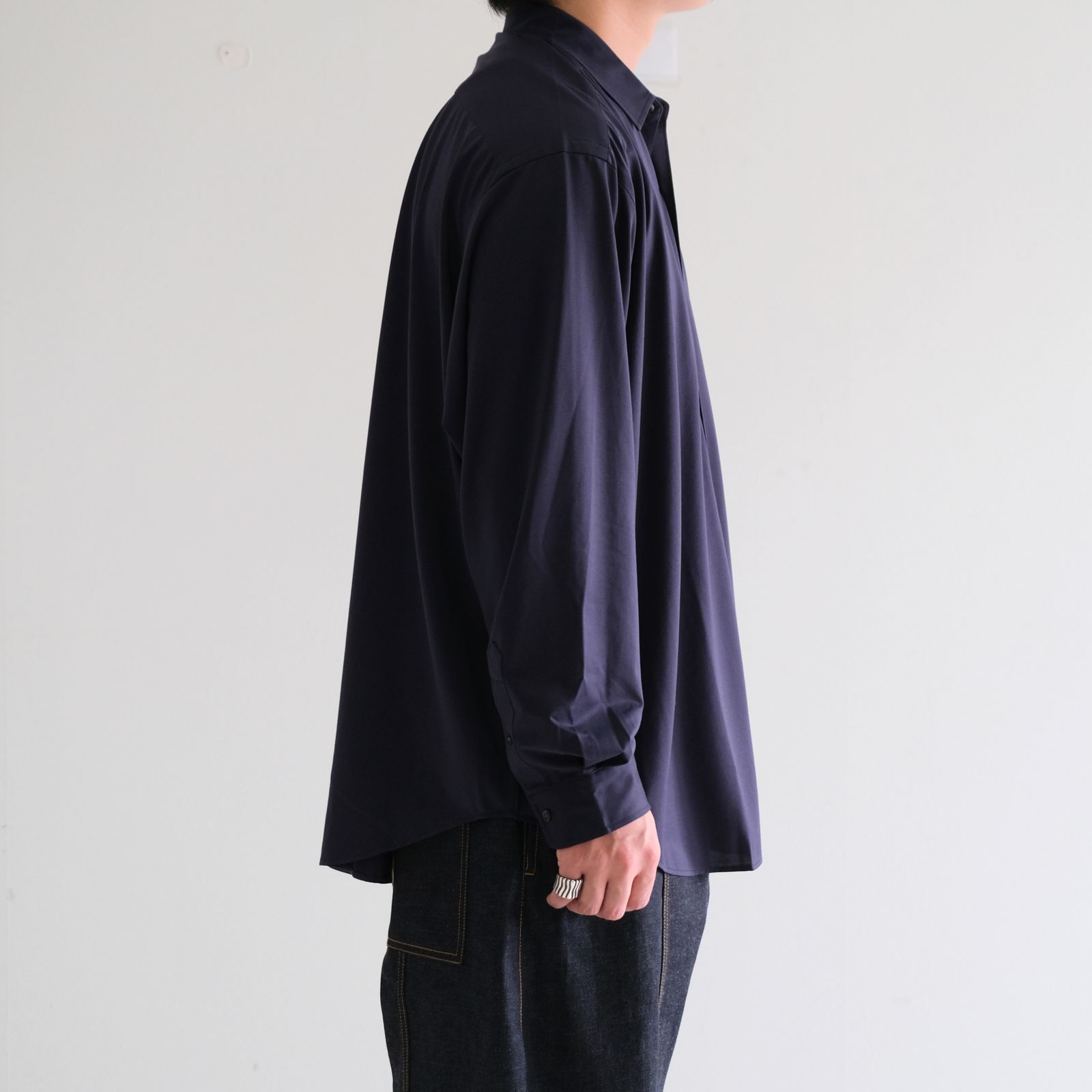 46G Atmosphere L/S Shirt / シャツ / ネイビー