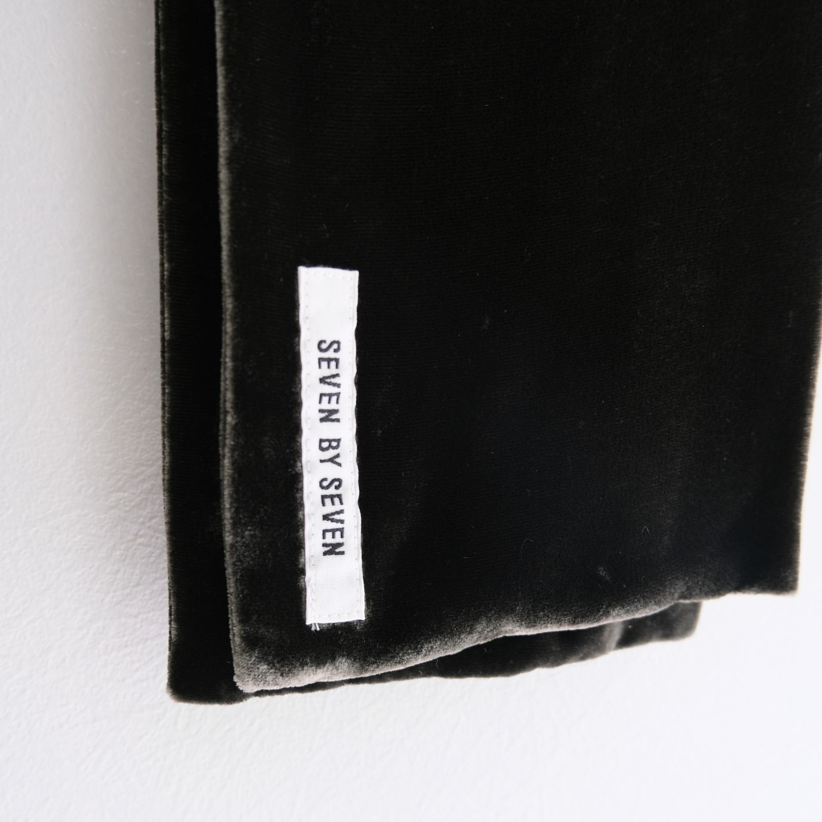 VELVET STOLE ‐Silk Rayon‐ / ストール / シルク / レーヨン / ベルベット / Black