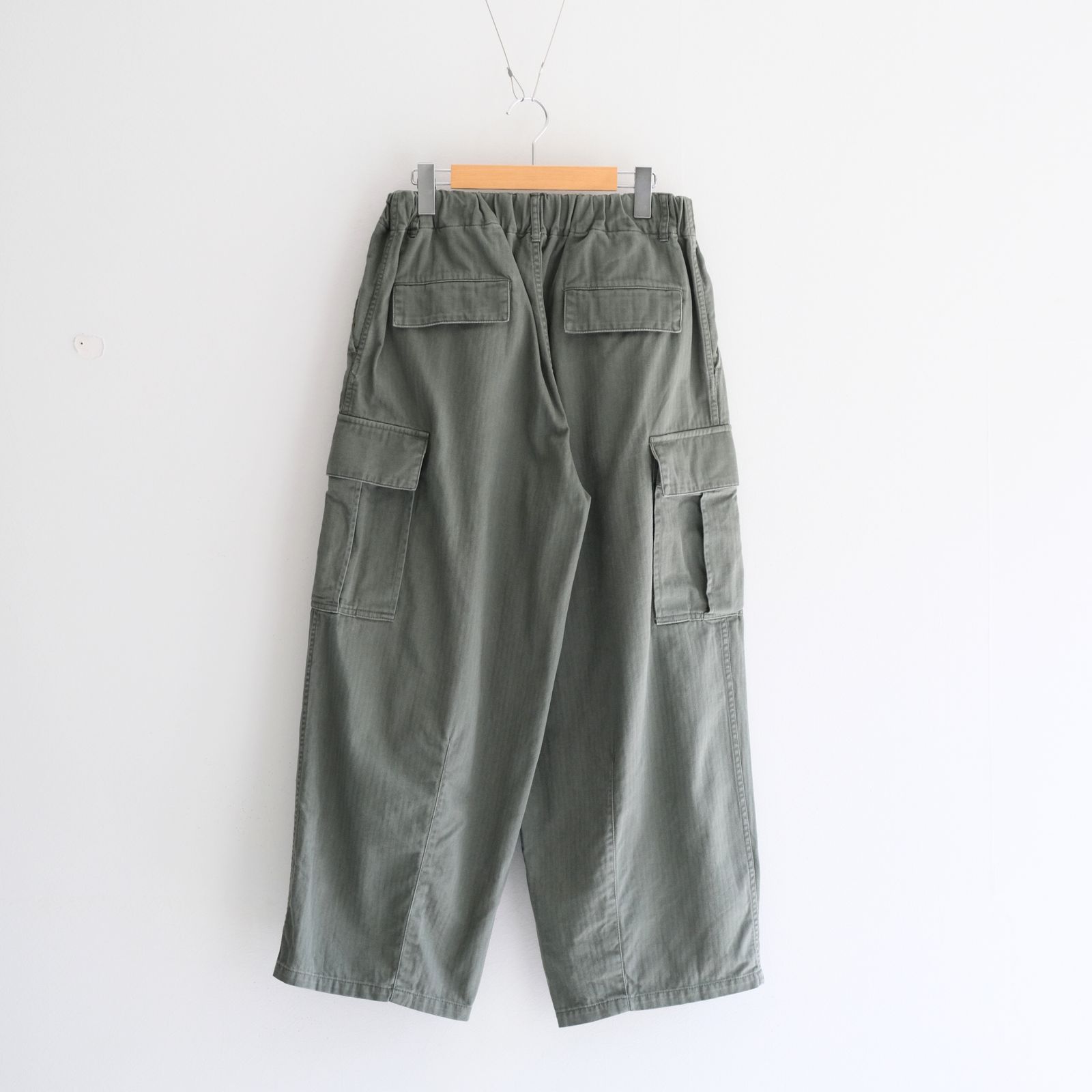Herringbone 6-Pocket Pants / パンツ / カーゴパンツ / ヘリンボーン / KHAKI