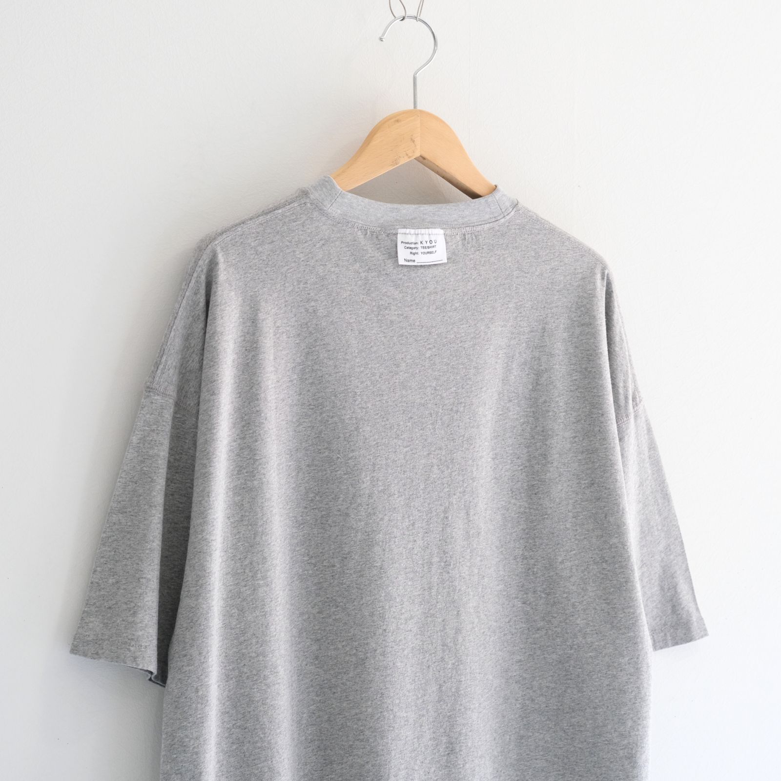 "TEE-NS".11 Counting sheep Tee / "TEE-NS".11 カウンティング シープ Tシャツ（HEATHER GRAY）