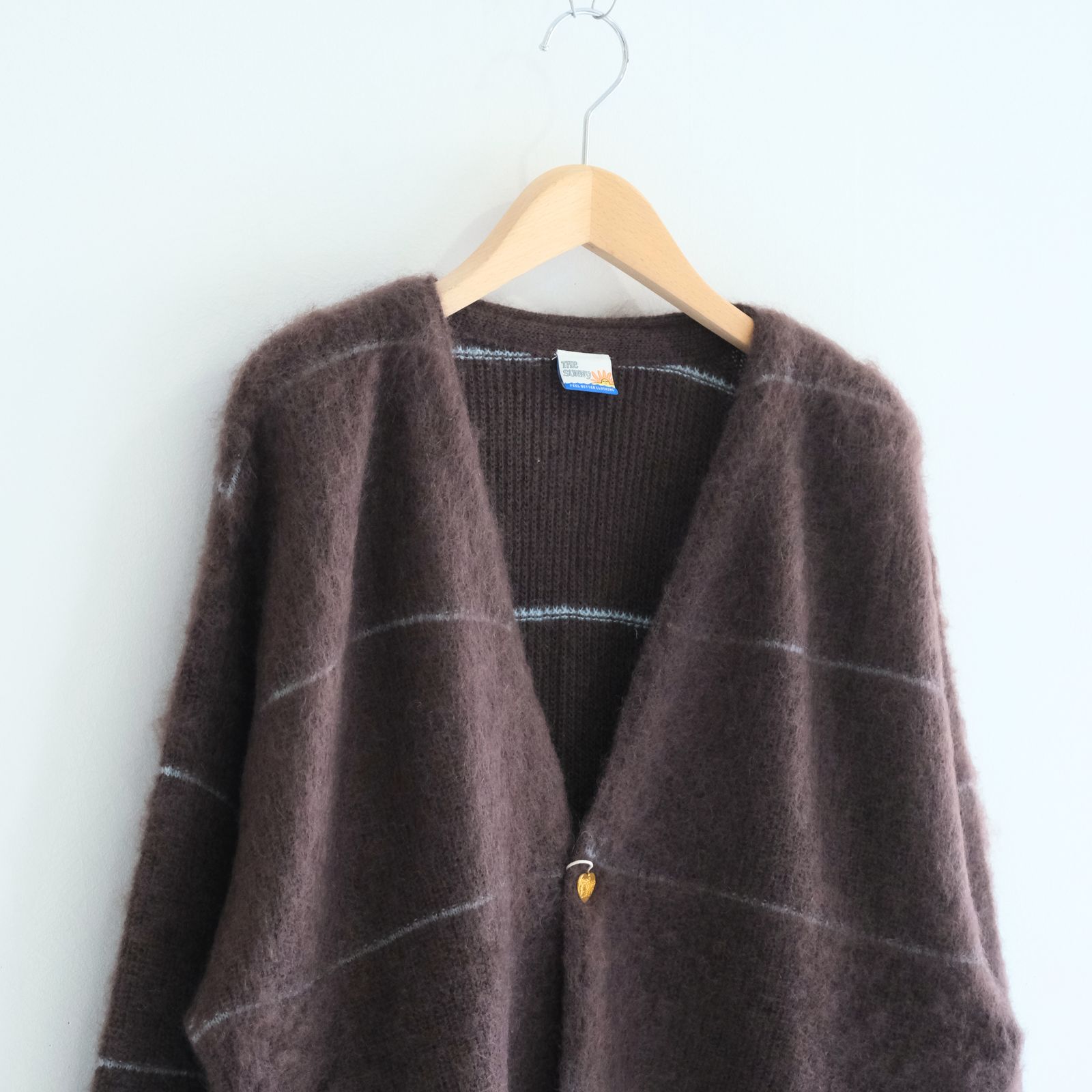 MOHAIR BOARDER CARDIGAN（BROWN）