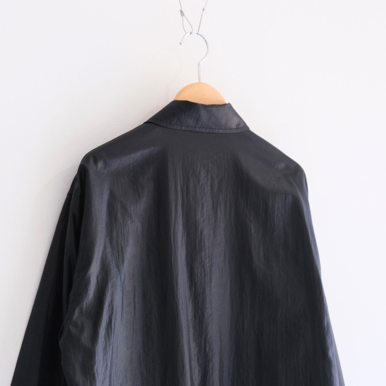 LUSTER NYLON TAFFETA COACH JKT / ジャケット / コーチジャケット / BLACK