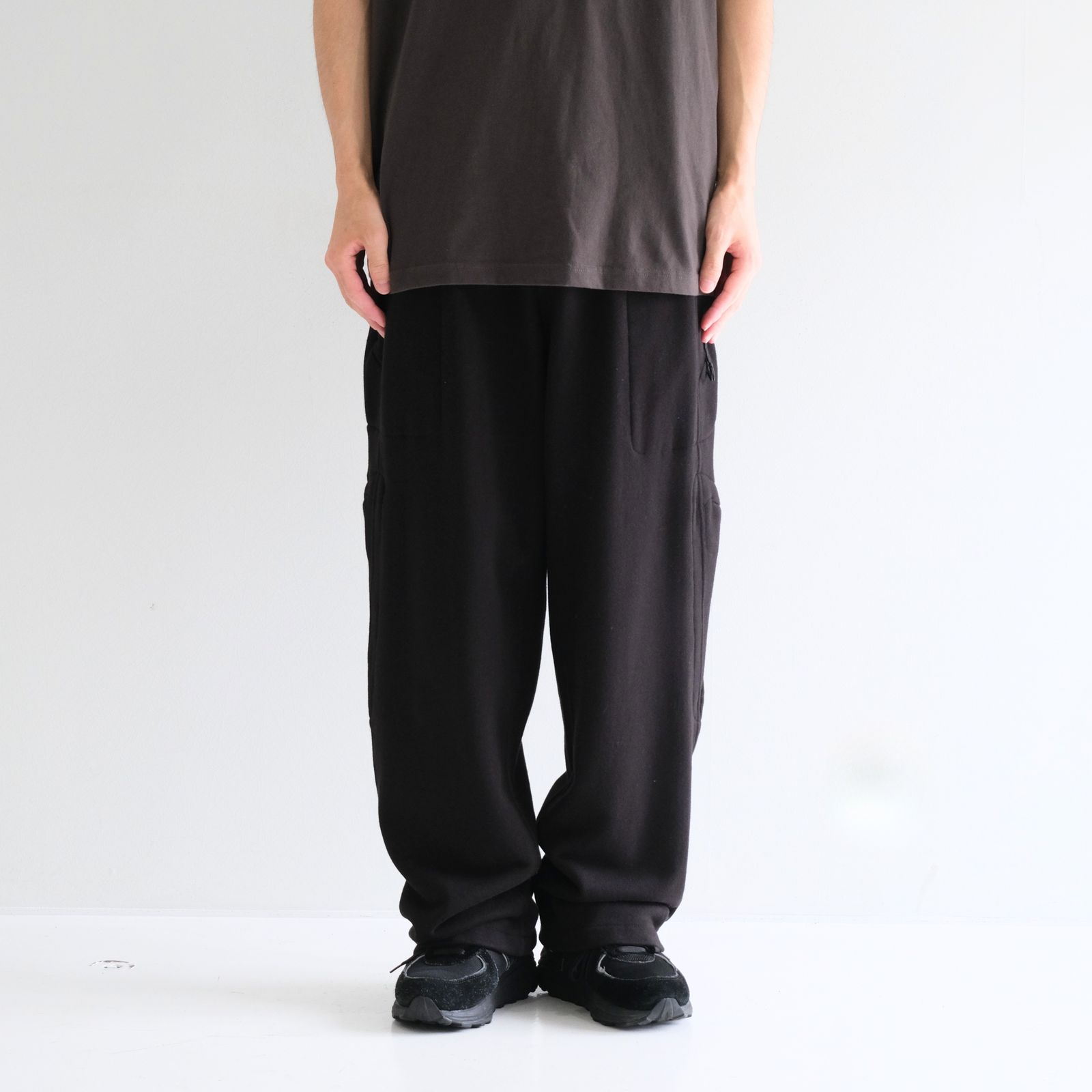 BAL / BIKE ATHLETIC LOOP WHEEL COTTON SWEAT PANT / BAL × BIKE / アスレチック ループホイール コットン スウェットパンツ（BLACK）