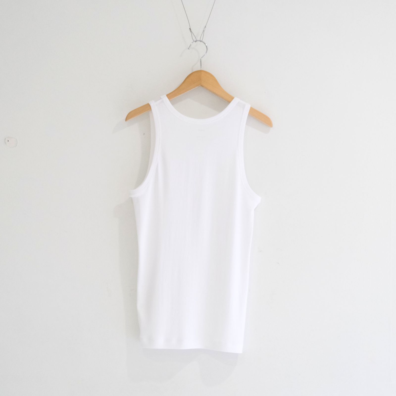 TUBULAR TANK TOP / チューブラー タンクトップ（WHITE）