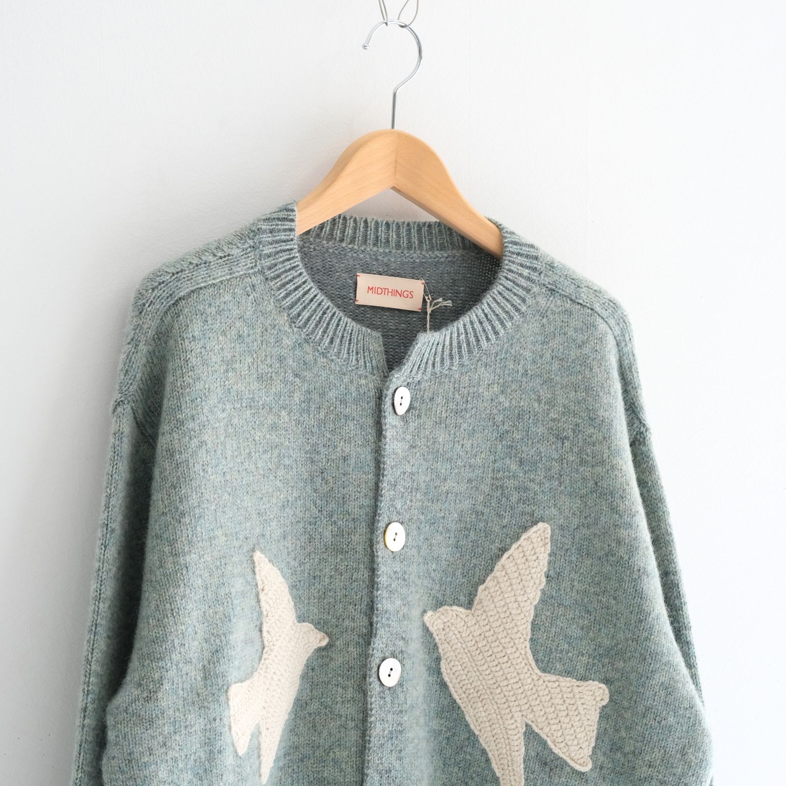 【残り1点】THE BIRD CARDIGAN（SAGE）