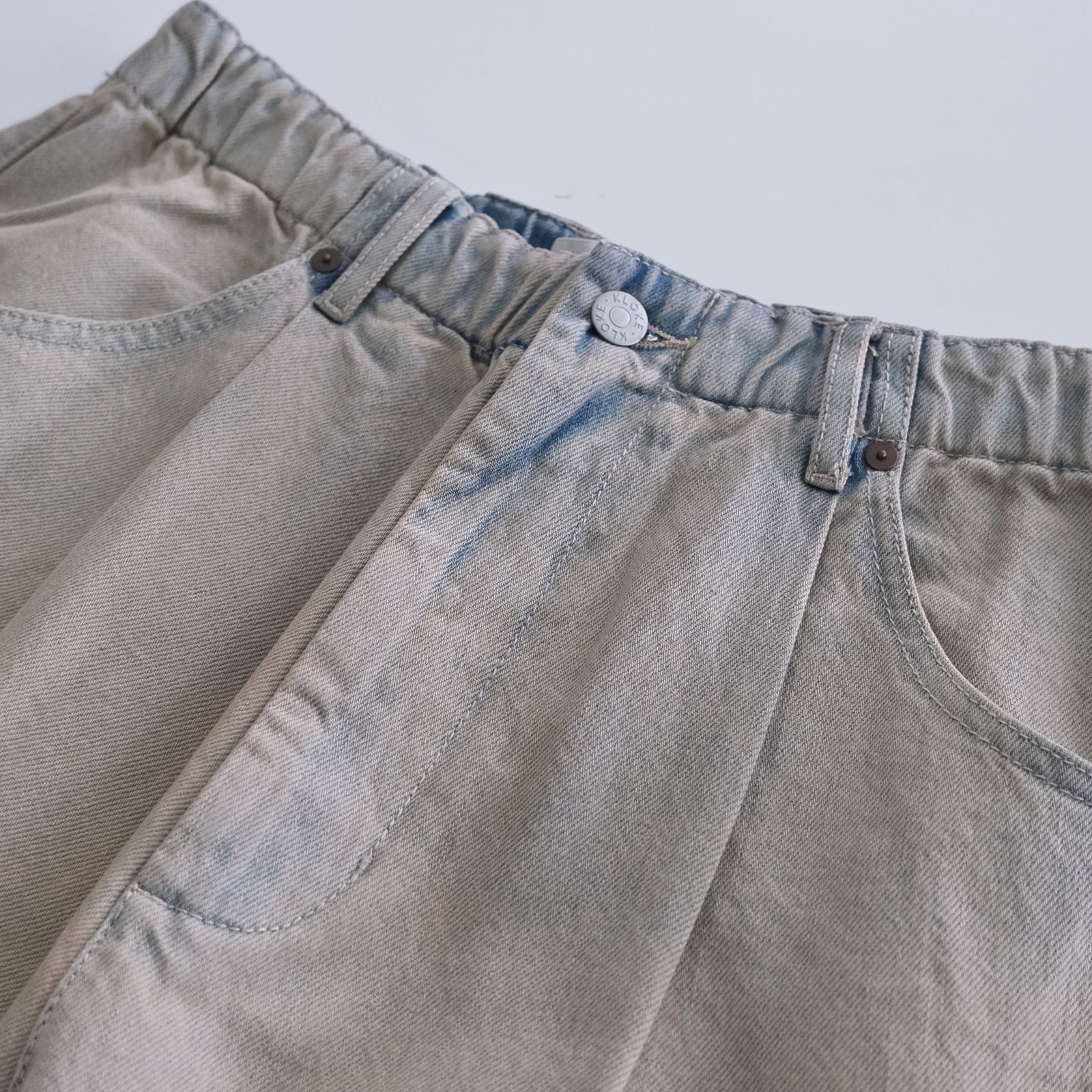 Fragment Denim Pleat Pant / デニム / フェード