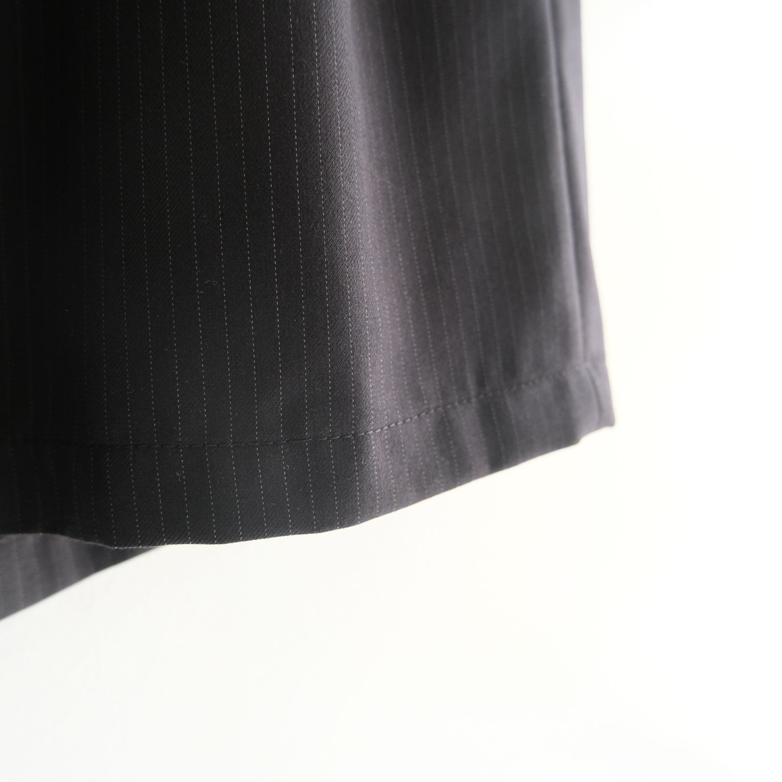 Hemingway Stripe Bermuda Pants / ヘミングウェイ ストライプ バミューダ パンツ（BLACK）