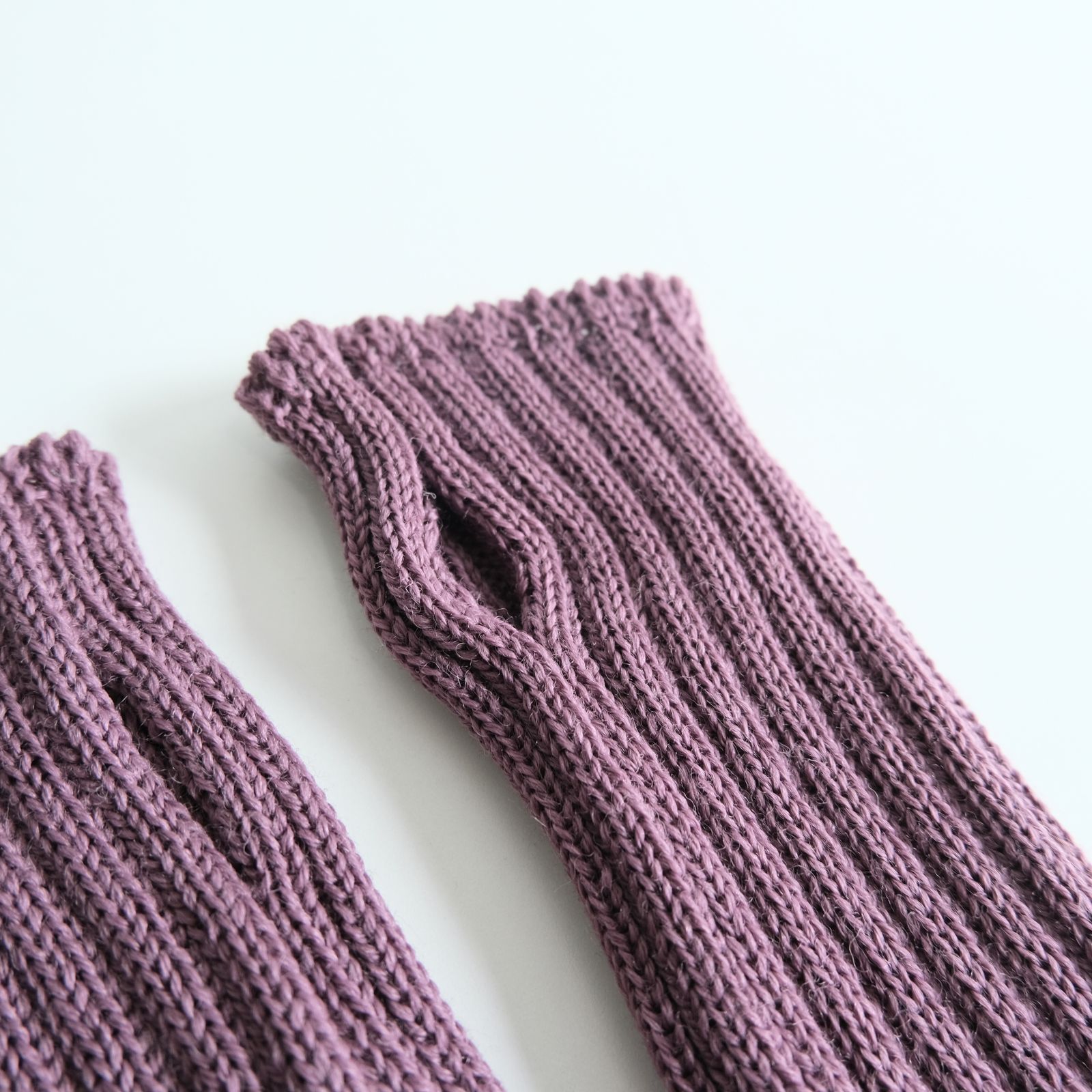 GLOVES FINGERLESS / 手袋 / フィンガーレス / PUREWOOL / OLD ROSE / ピンク
