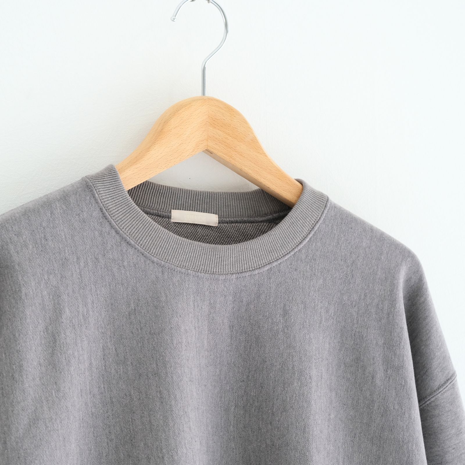 FADED SILKY TERRY RW SWEAT SHIRT / スウェット / HEATHER ASH