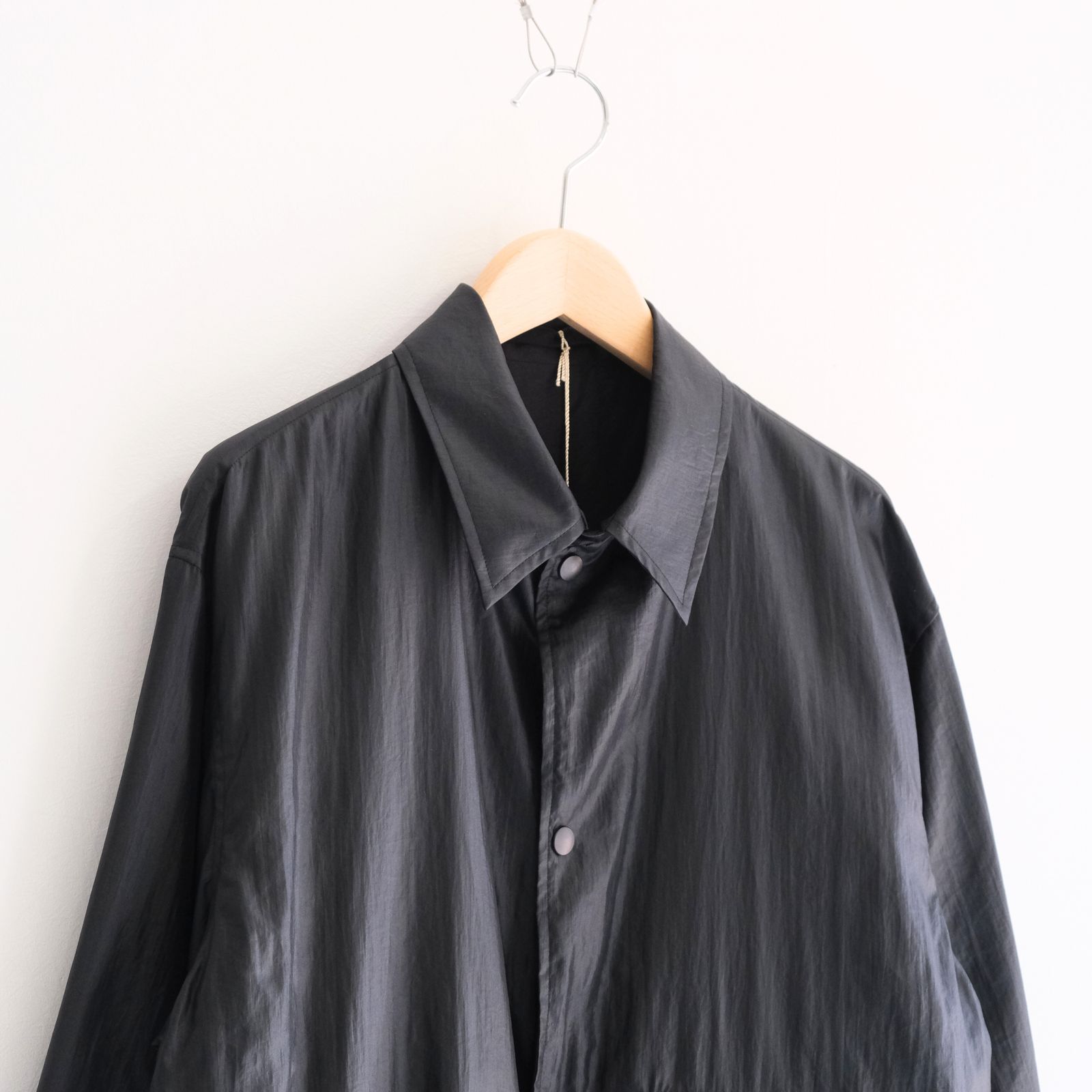 LUSTER NYLON TAFFETA COACH JKT / ジャケット / コーチジャケット / BLACK