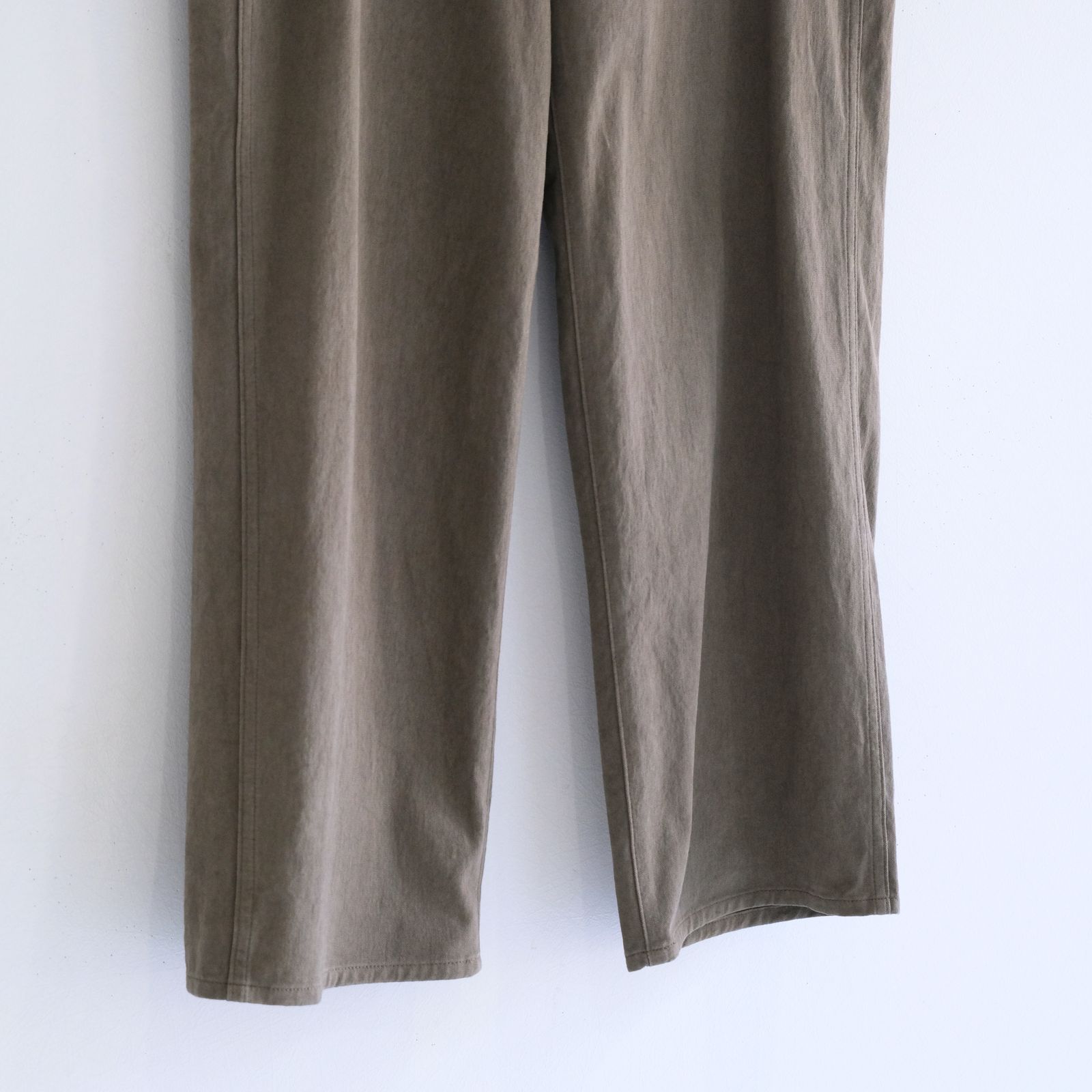 FADED CORKSCREW TWILL WORK PANTS（FADED BROWN）