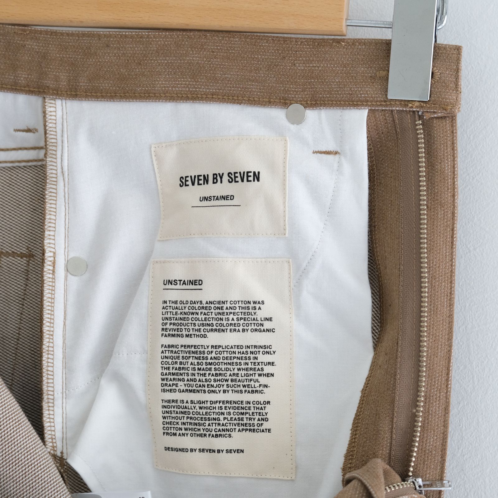 5PK COTTON PIQUE WIDE PANTS / Unstained / organic cotton / パンツ / D.Brw