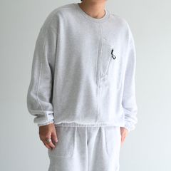 BAL / BIKE ATHLETIC LOOP WHEEL COTTON CREW / スウェット / ASH GRAY