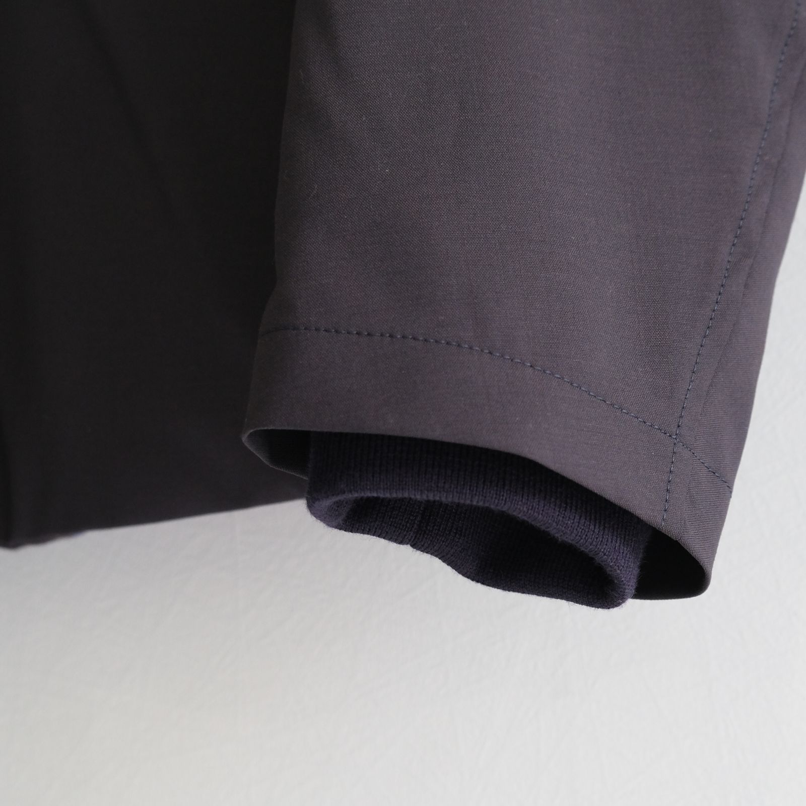 REVERSIBLE BLOUSON ‐Wool /Cotton slub Buffalo check‐ / ジャケット / ブルゾン / リバーシブル / プリマロフト / Navy・Blue