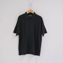Tectonic Jersey Shirt / シャツ / ガーメントピグメントダイ / ジャージー / Black