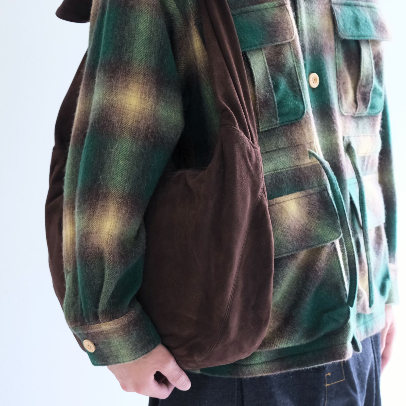 【残り1点】SHIRT CUFFS BAG（BROWN）