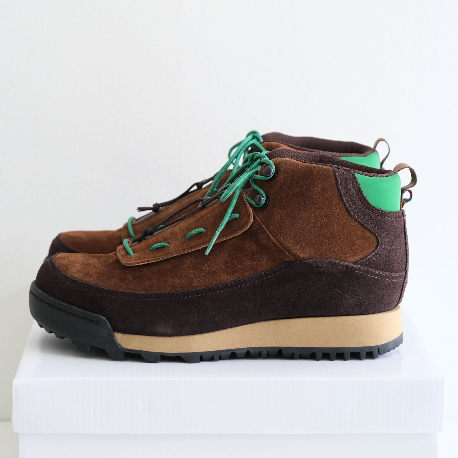 FLOW-MID SHOES is-ness×SUICOKE / シューズ / コラボ / BROWN x GREEN