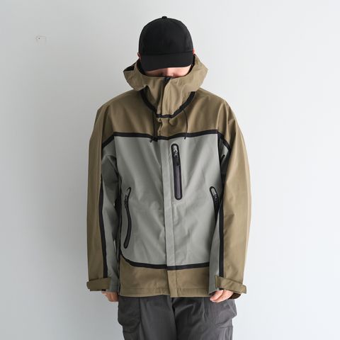 TAPED SEAM WATER PROOF JACKET / シェルジャケット / ミリタリーグレー