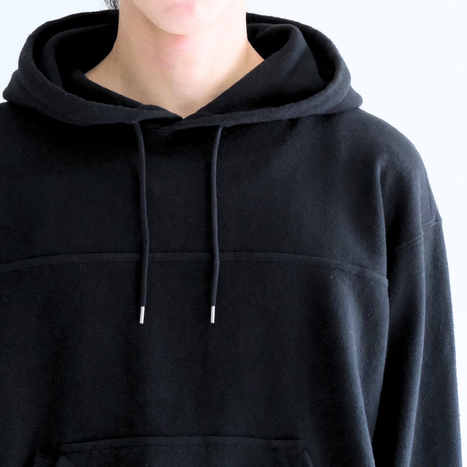 NEPPED HOODIE（INK BLACK）
