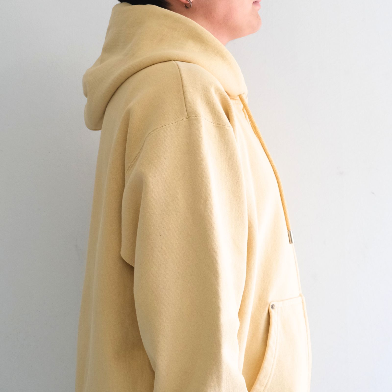 【残り1点】ACTIVE PARKA  ‐Processed Sweat‐（Yellow）