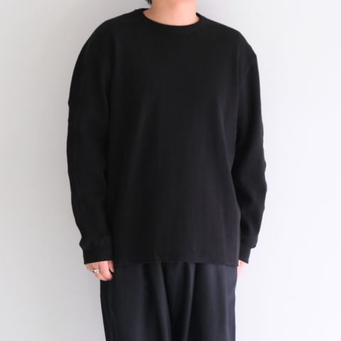 HEAVY WEIGHT THERMAL SHIRTS / サーマル / ロンT / ロングスリーブTシャツ / Black