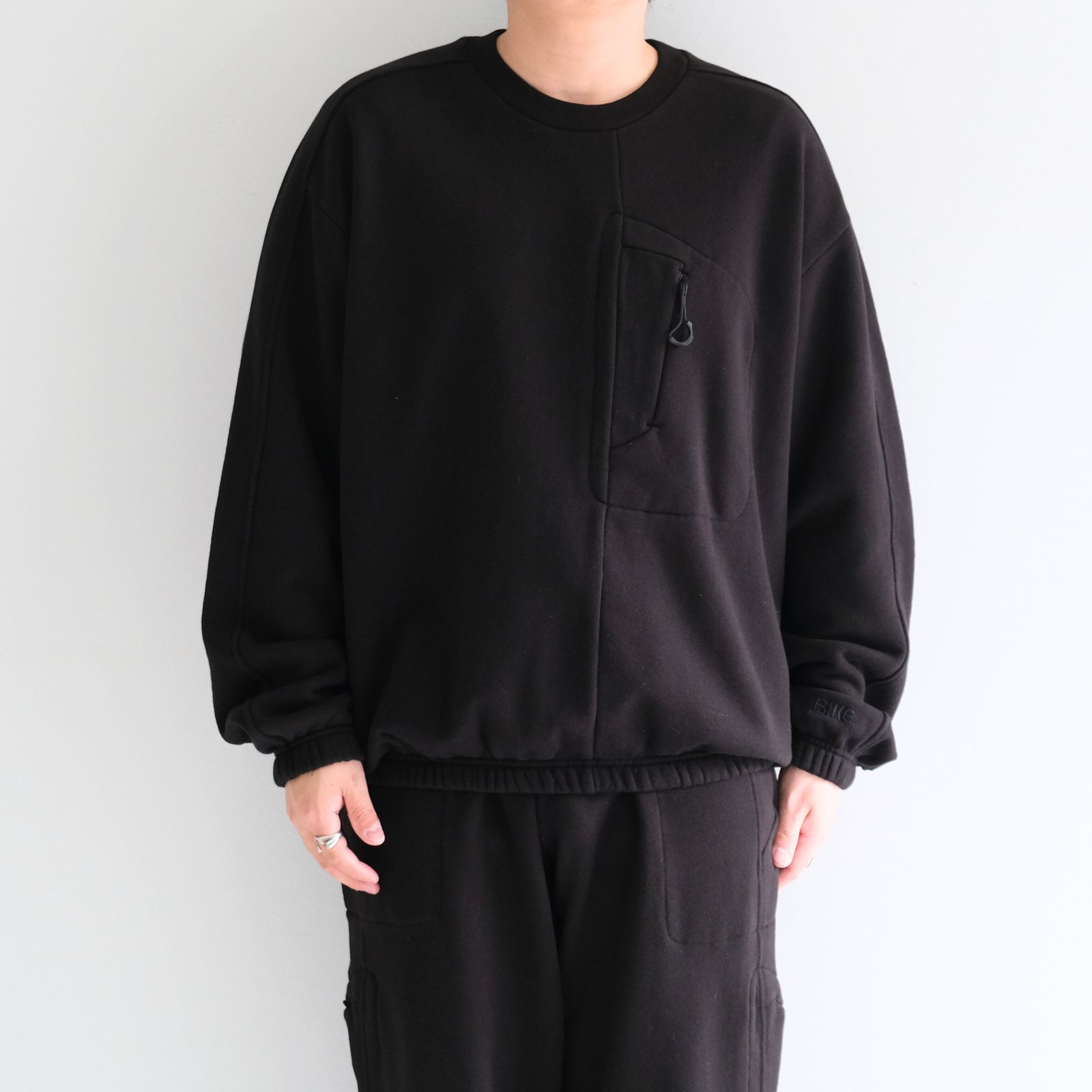 BAL / BIKE ATHLETIC LOOP WHEEL COTTON CREW / スウェット / BLACK