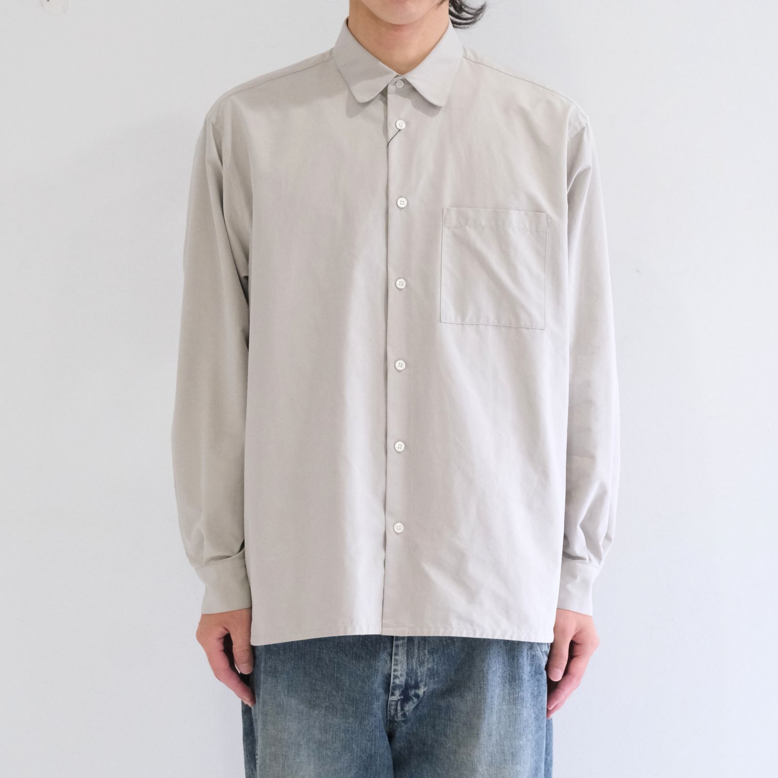 Peach back twill - Rob - / ピーチバックツイル - ロブ -（Oyster beige）