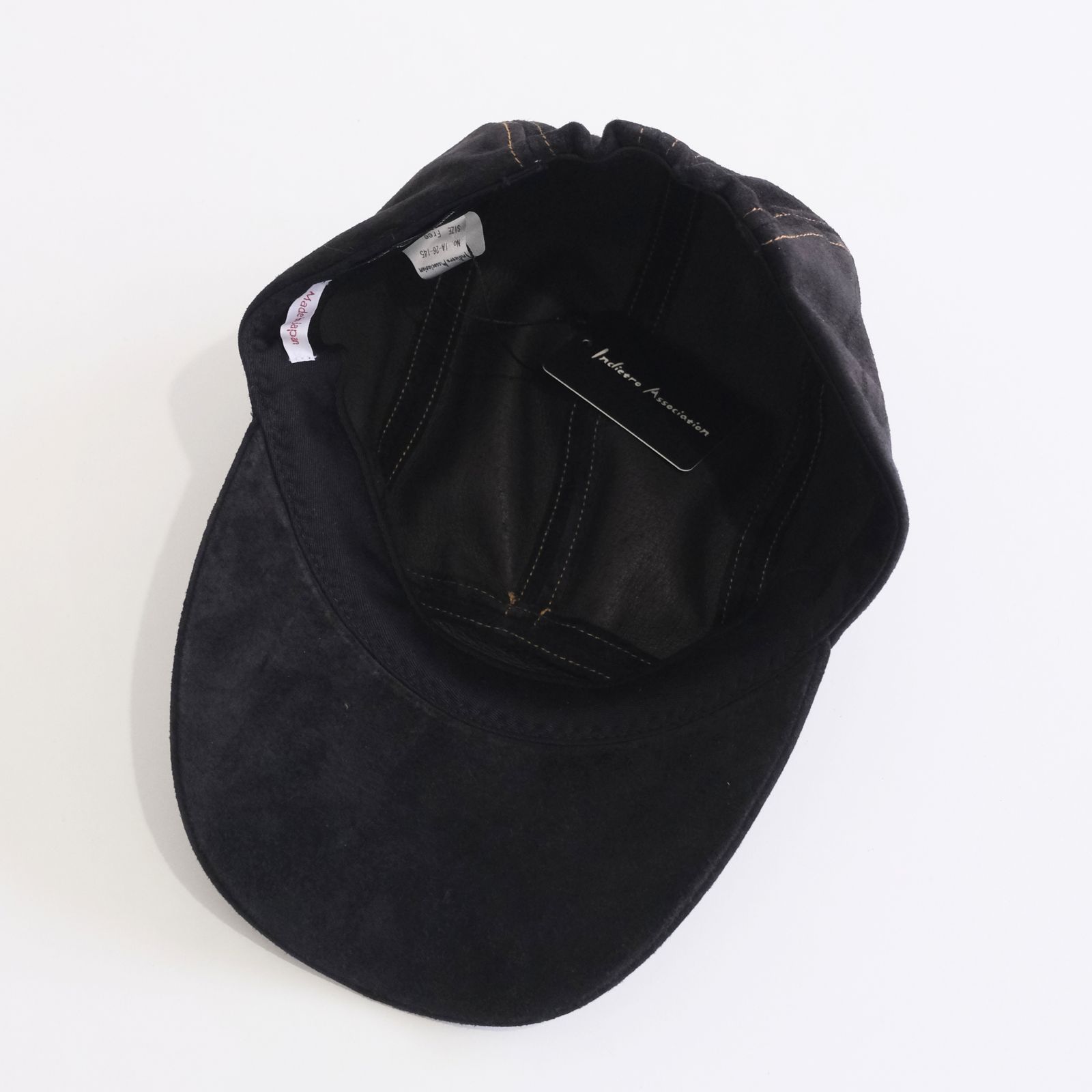【残り1点】Leather Jet Cap（Black）