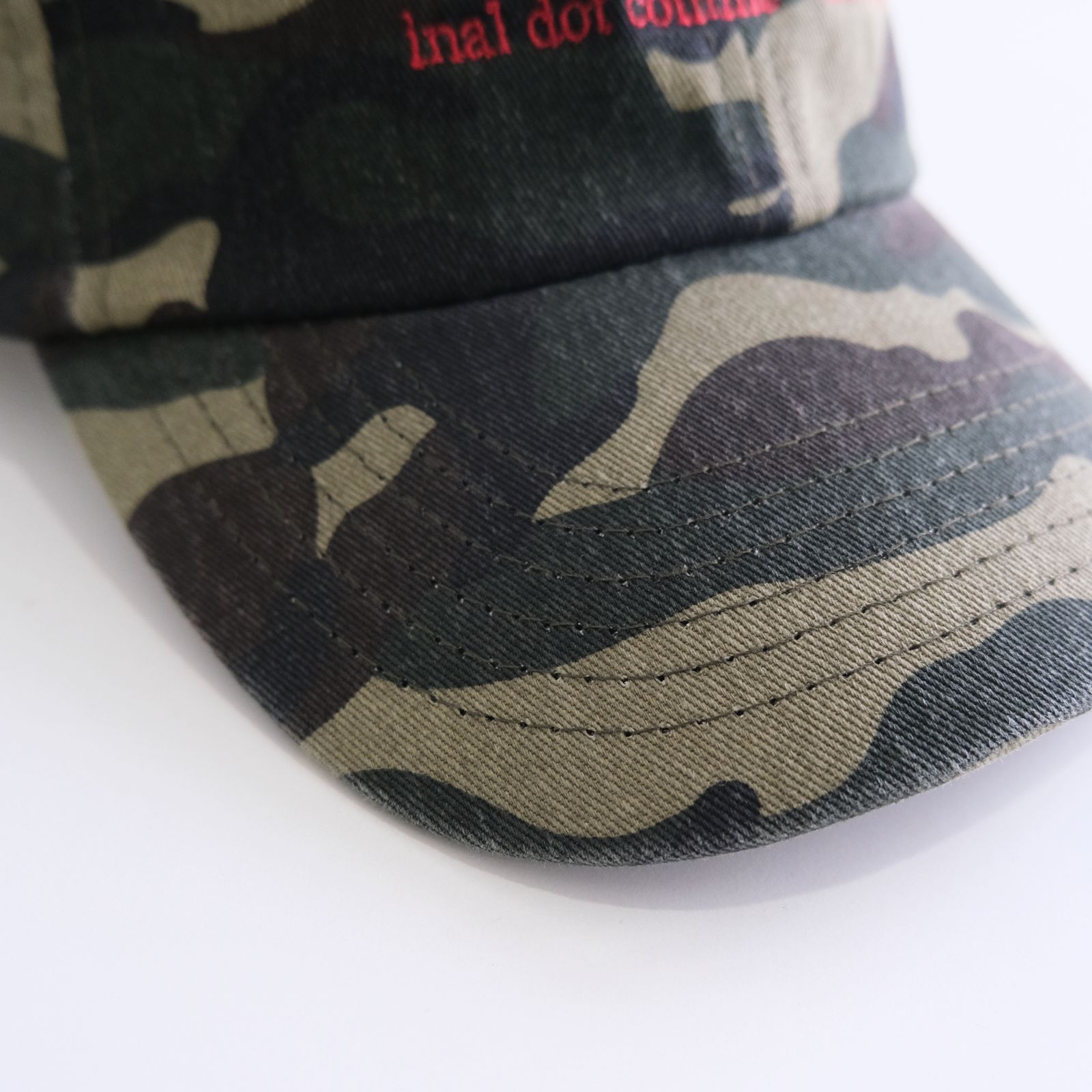 COTTON 6-PANEL HAT（WOOD LAND）