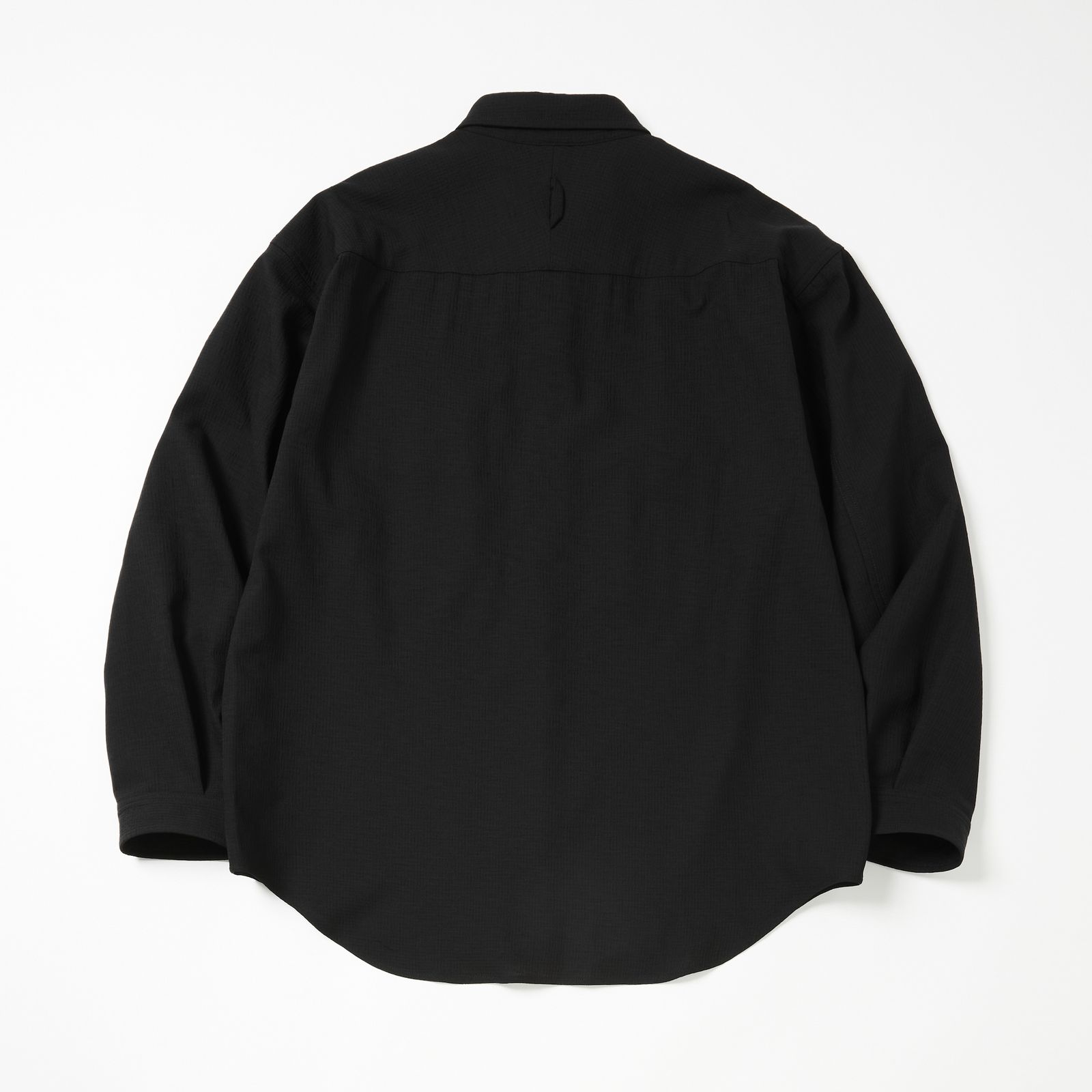 【入荷時期：2026年2月頃】Breathable Linen Luggage L/S SH / シャツ / 長袖 / DotAir® / OFF BLACK