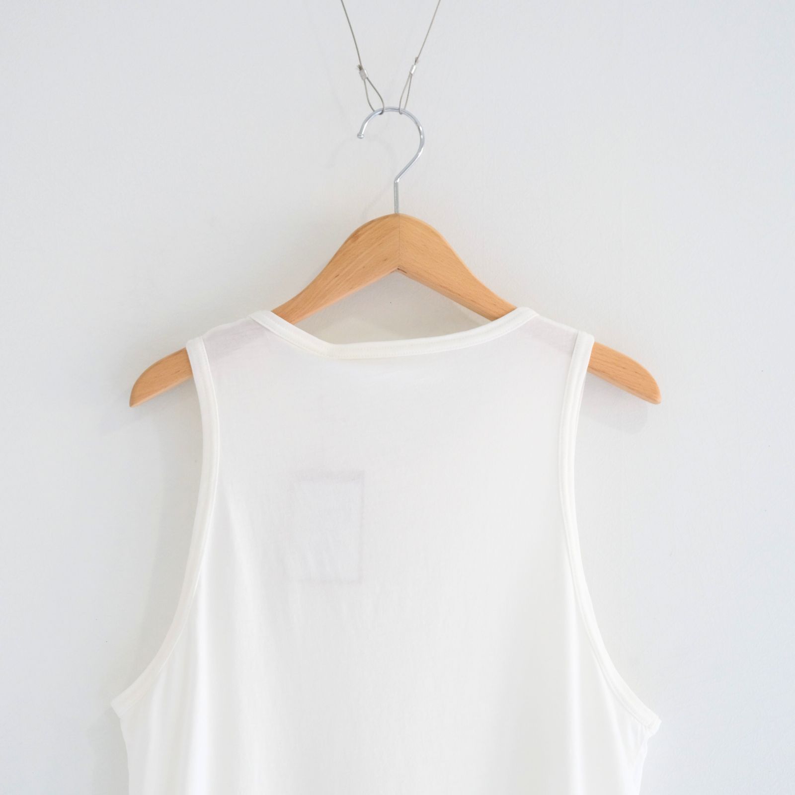 Tank Top / タンクトップ / 天然ピマコットン / WHITE