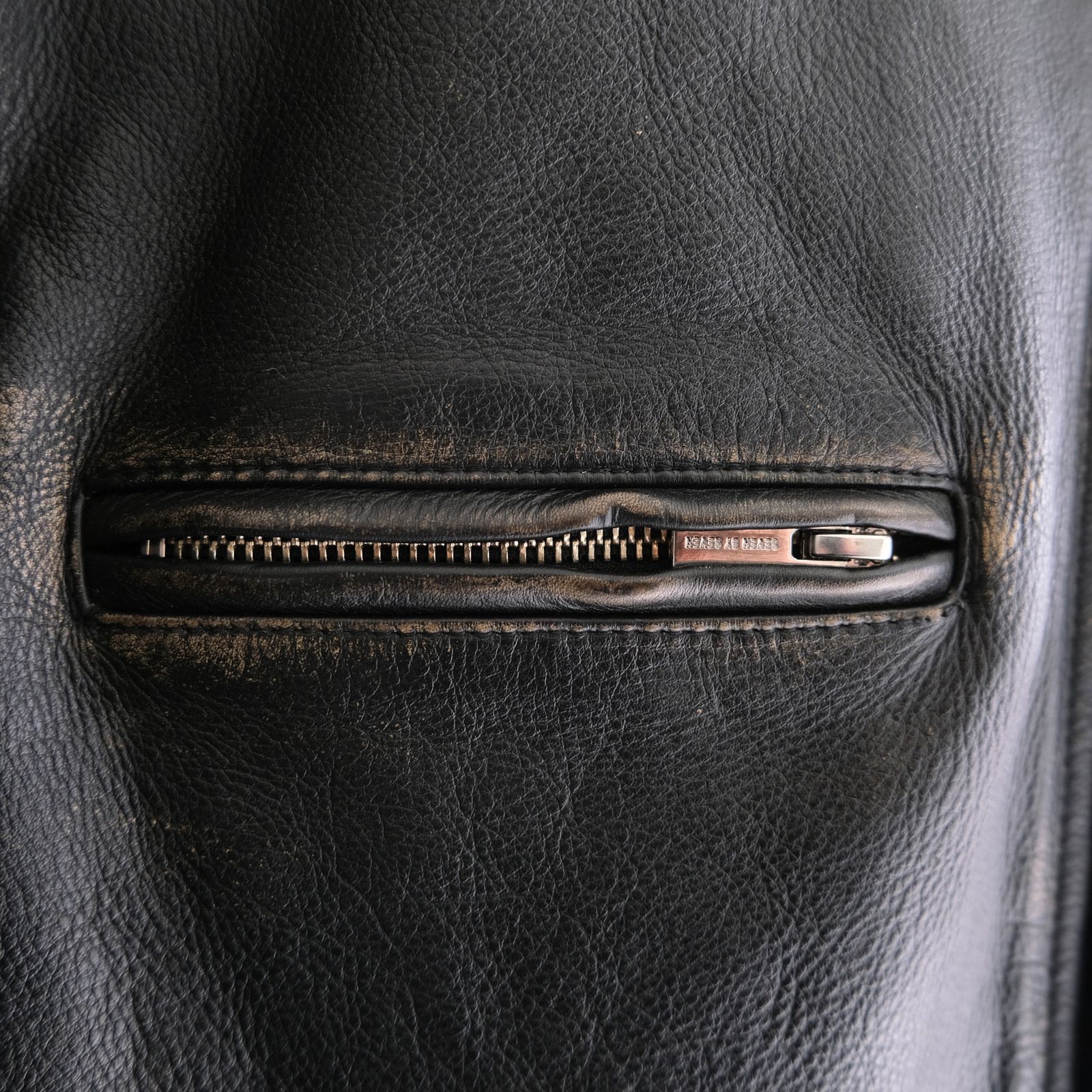 LEATHER RIDERS JACKET ‐Cow Heavy Vintage finish‐ / ジャケット / レザージャケット /  ライダースジャケット / Cow leather / 牛革 / Black