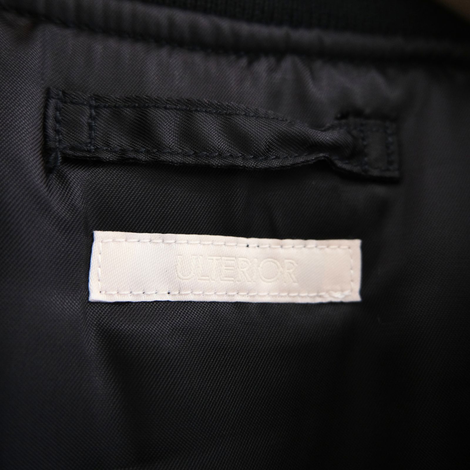 【残り1点】WAXED WEATHER FLIGHT JKT（INK BLACK）