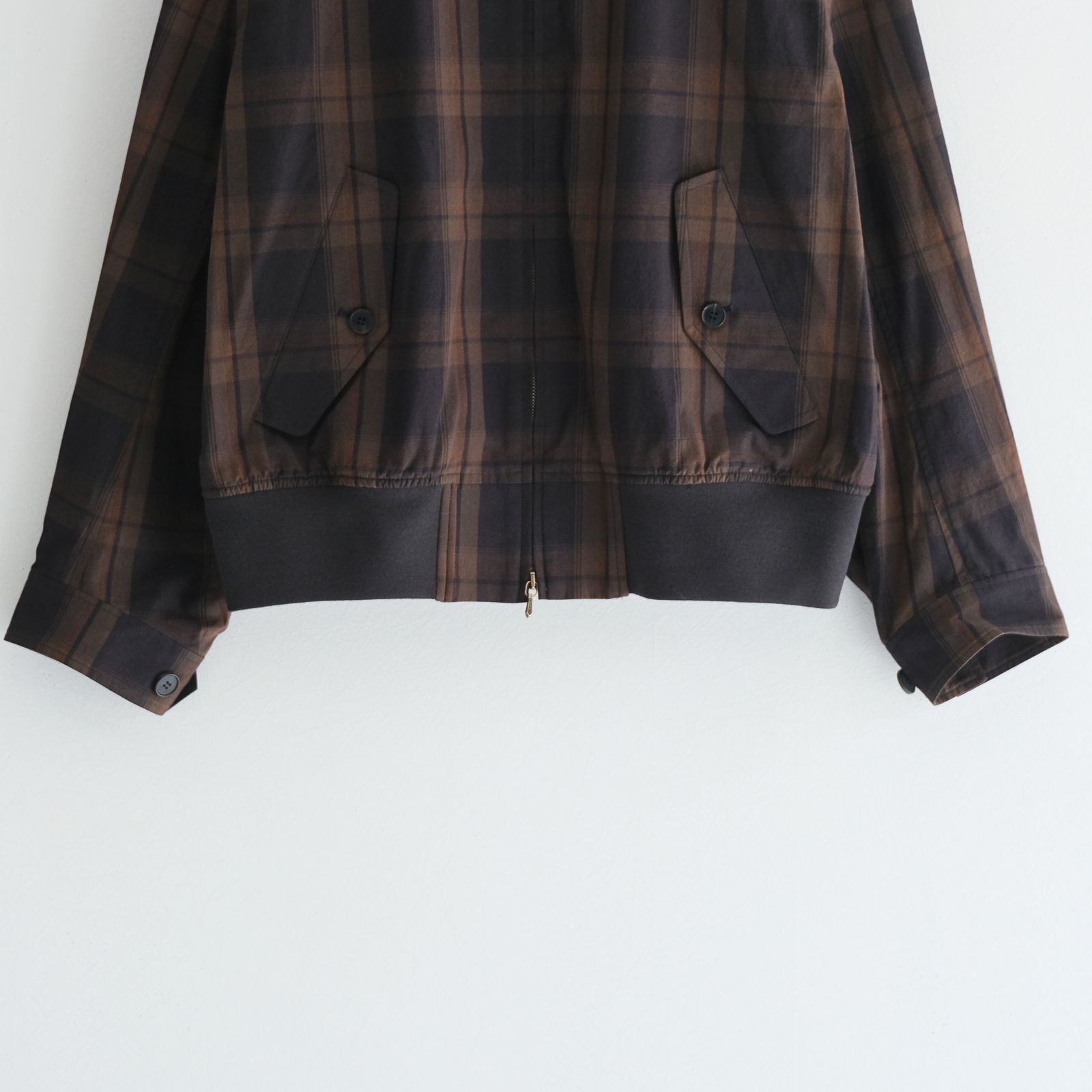 Huge Harrington Jacket / ハリントンジャケット / Olive-Check