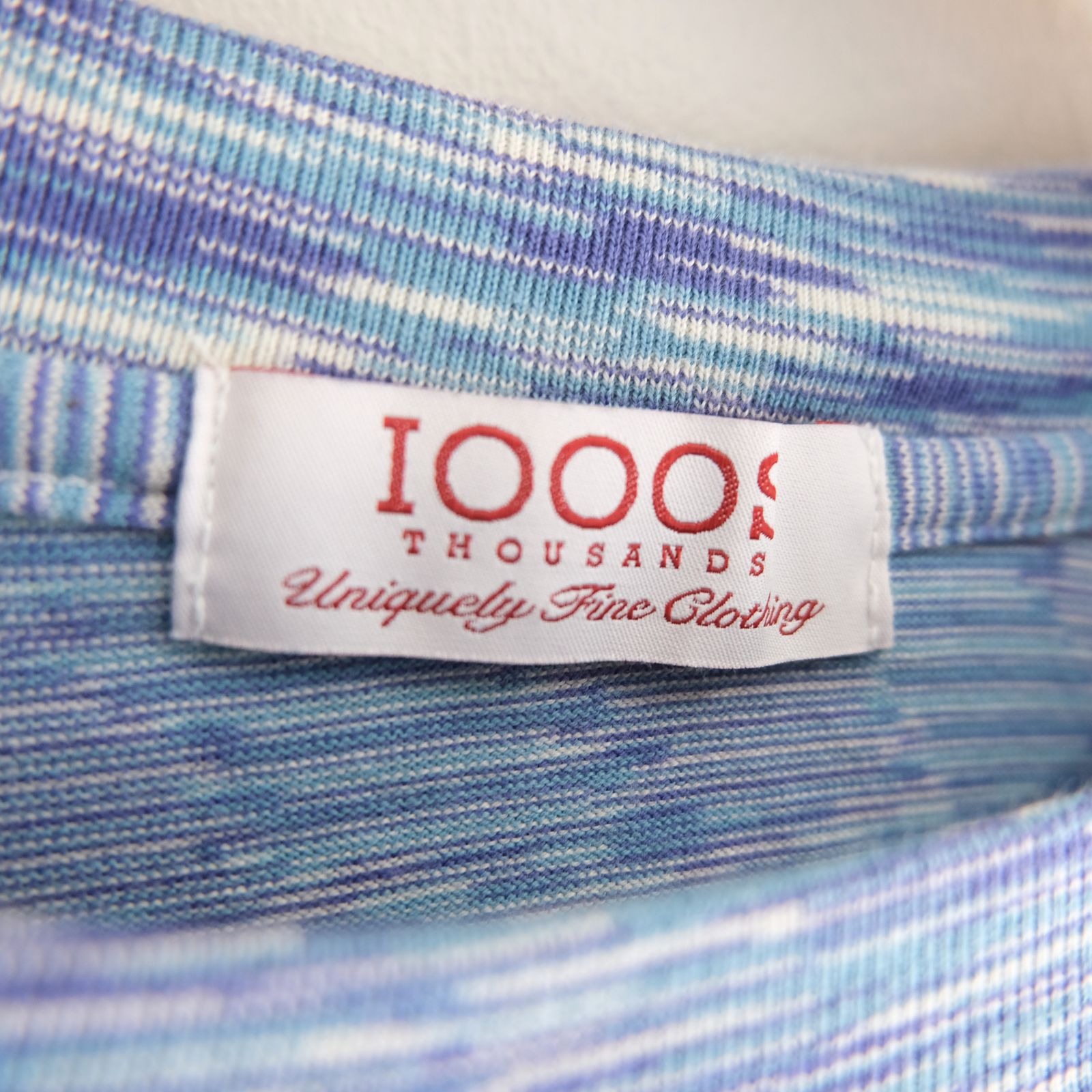 VORTEX FOOTBALL SHIRT fabric by SUN/kakke（MIX BLUE）
