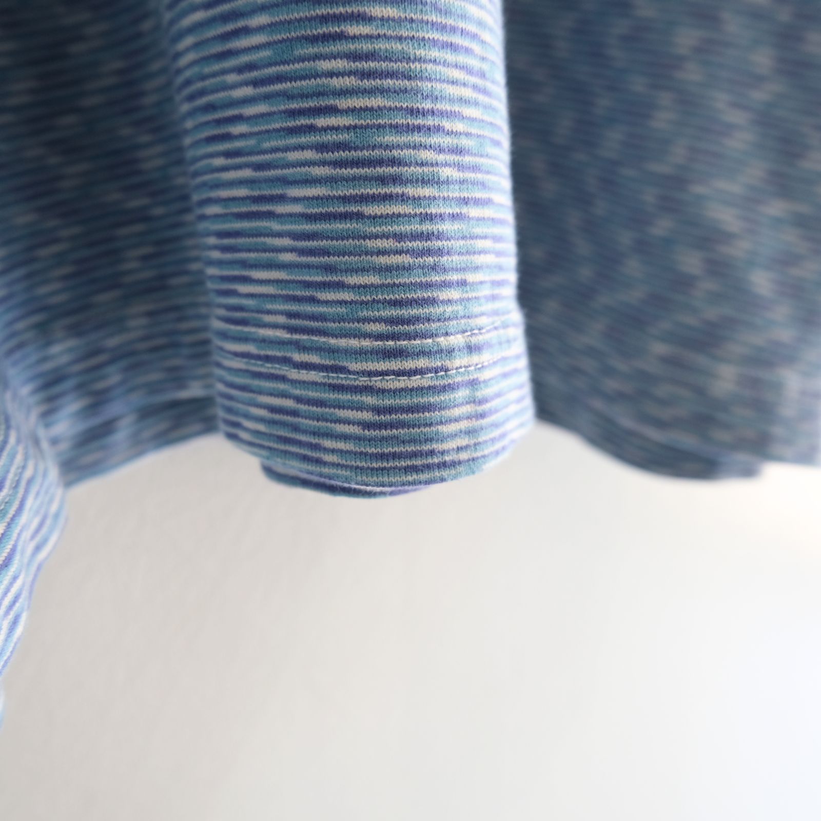 VORTEX FOOTBALL SHIRT fabric by SUN/kakke（MIX BLUE）