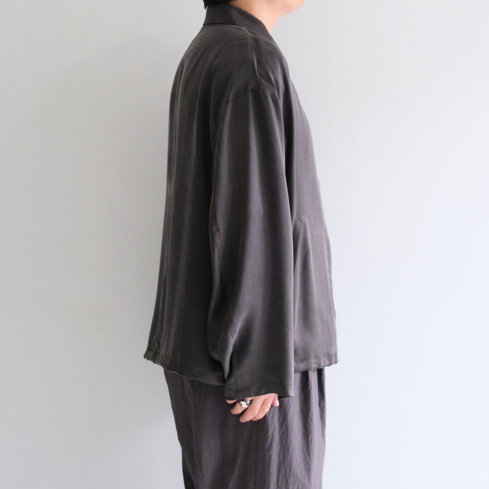 Cupro Drizzler JKT / キュプロ ドリズラー ジャケット（Gray）