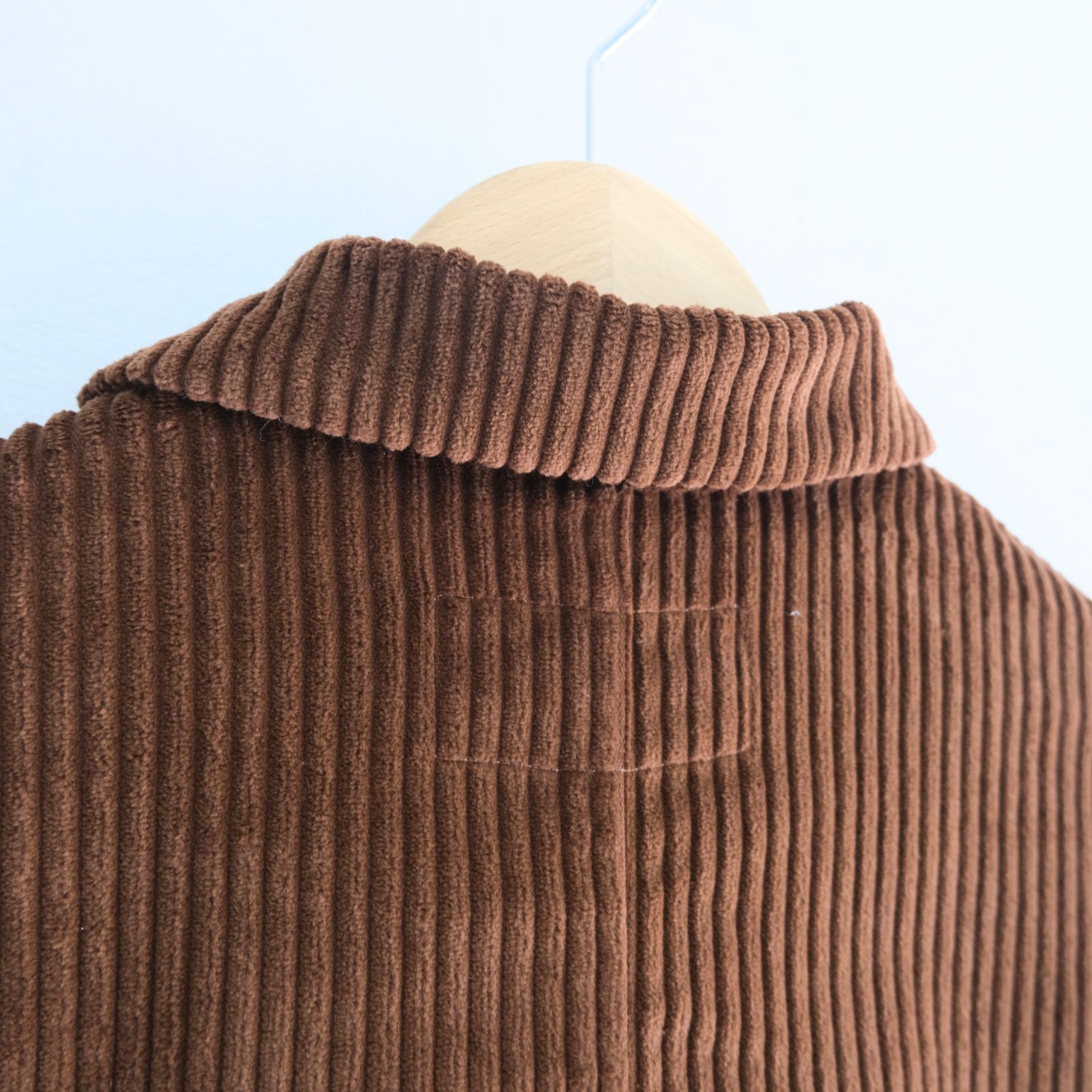 【残り1点】WIDE-WALE CORDUROY SAFARI JACKET（BROWN）