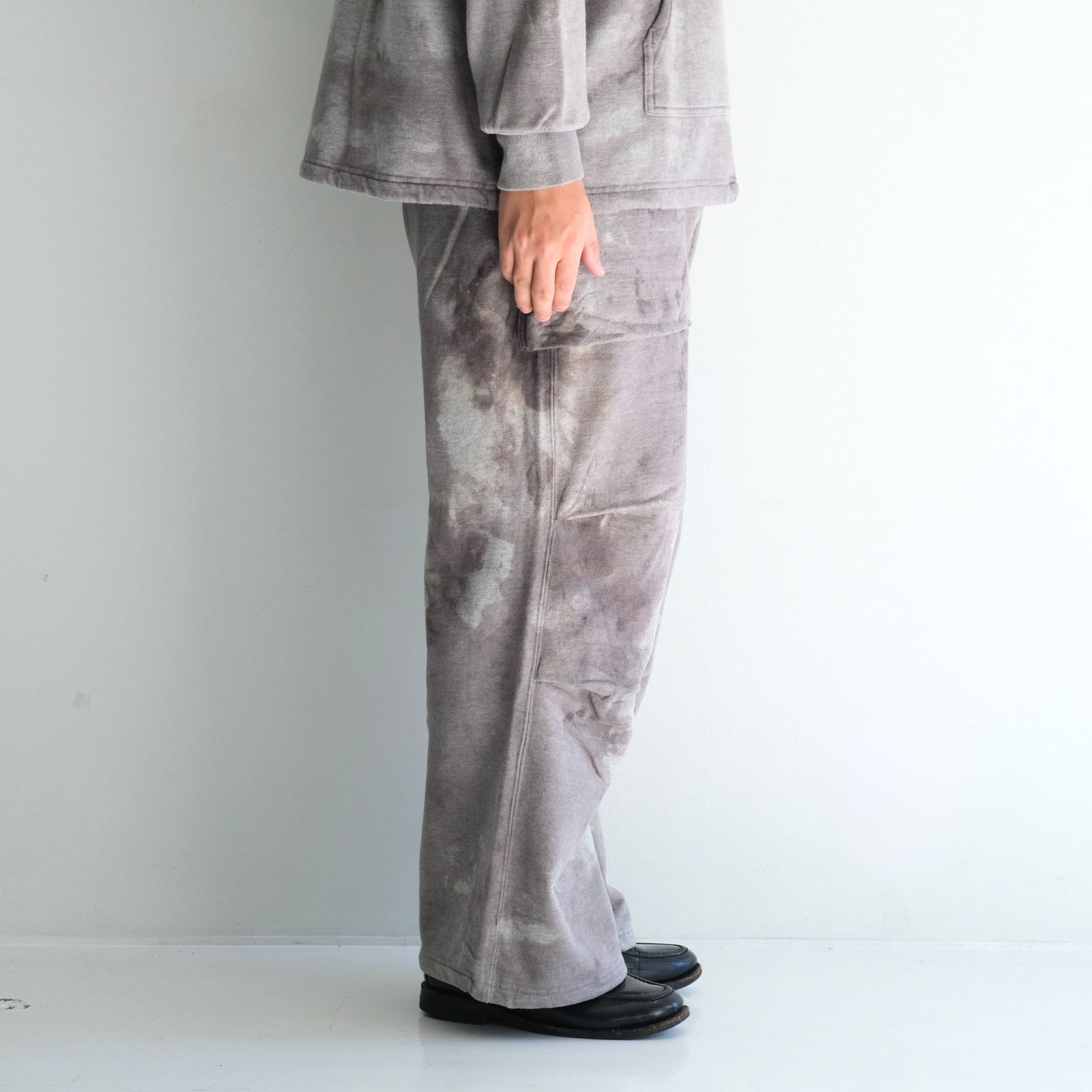 Reimagined Newsboy Fleece-Lined Sweatpants / パンツ / スウェットパンツ / Oak Gall Melange