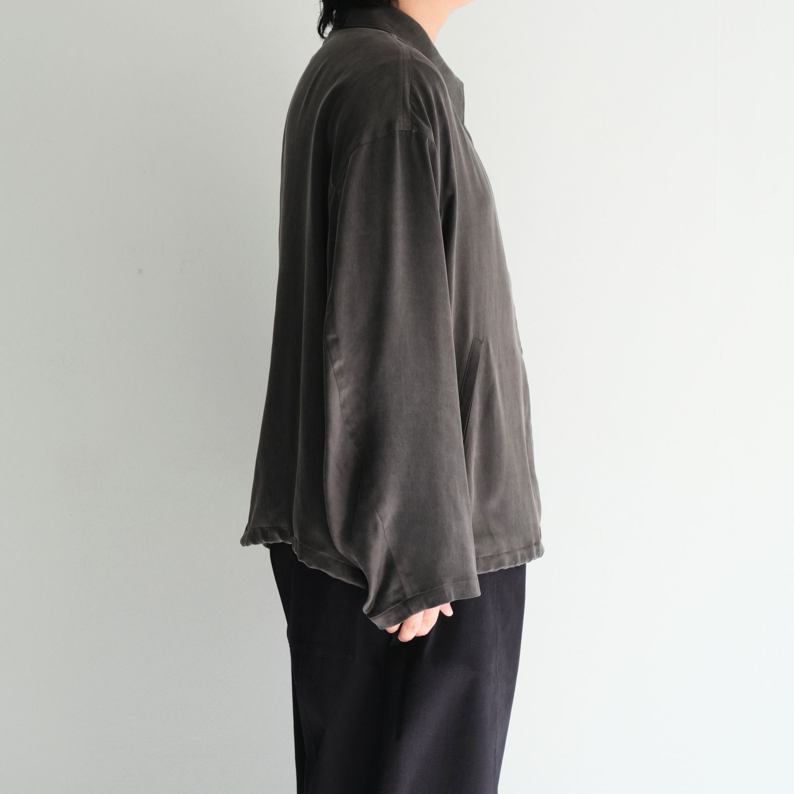 Cupro Drizzer JKT / ジャケット / ドリズラージャケット / キュプラ / Gray