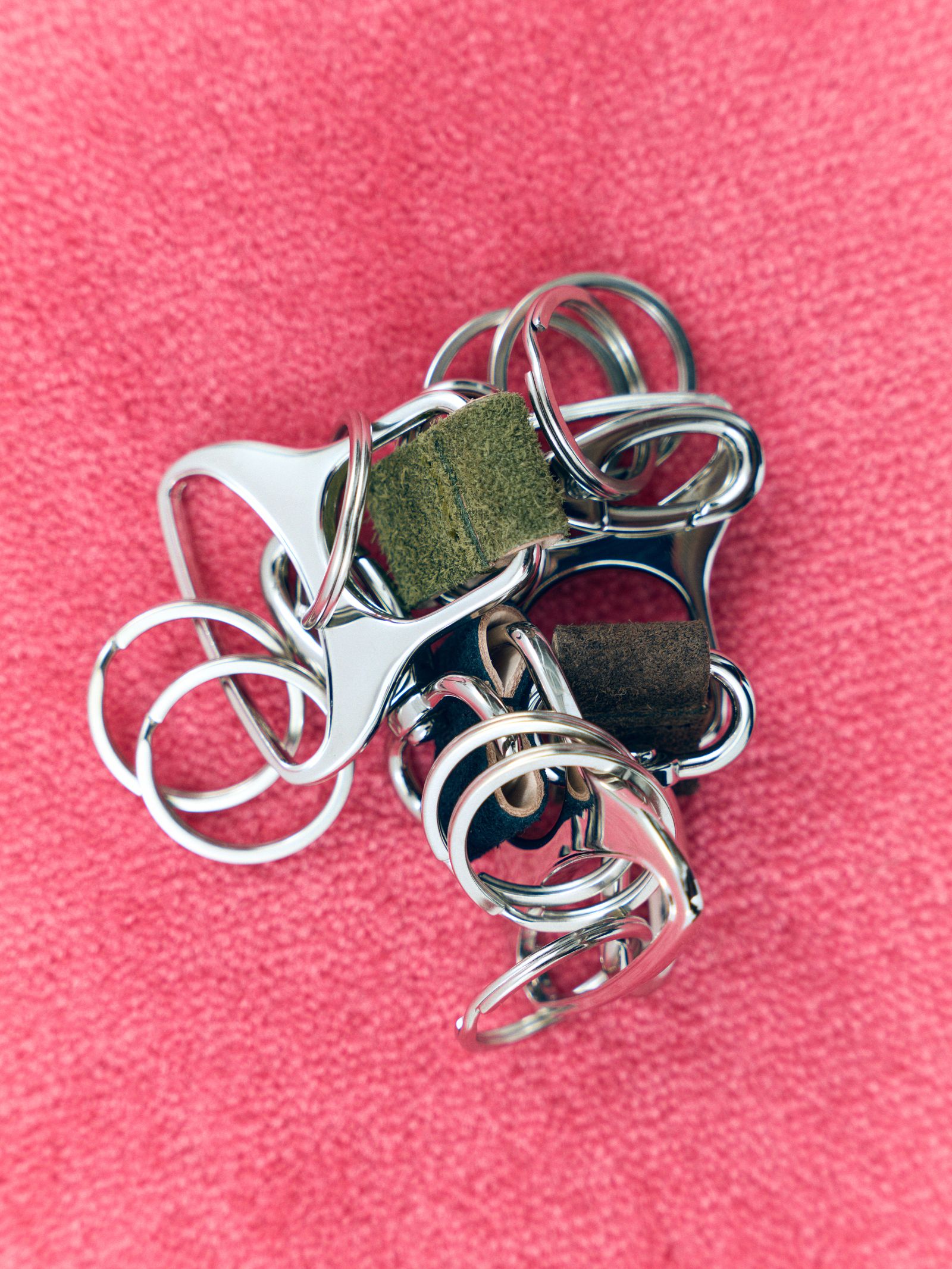 W Ring Keychain（Brown）