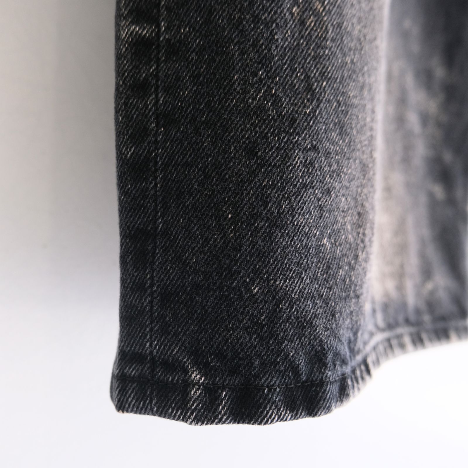 CHEMICAL WASH DENIM PANTS / ケミカルウォッシュデニムパンツ（BLACK）