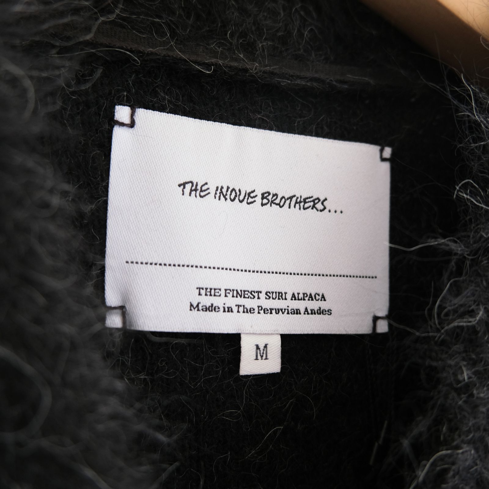 Suri Alpaca Cardigan / カーディガン / アルパカ / スリアルパカ / Black