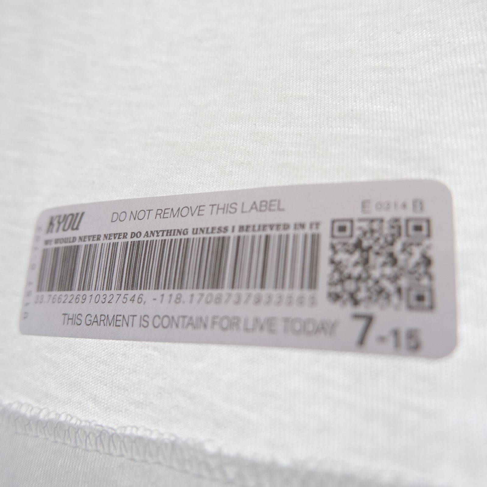 "TEE-NS".11 Counting sheep Tee / "TEE-NS".11 カウンティング シープ Tシャツ（WHITE）