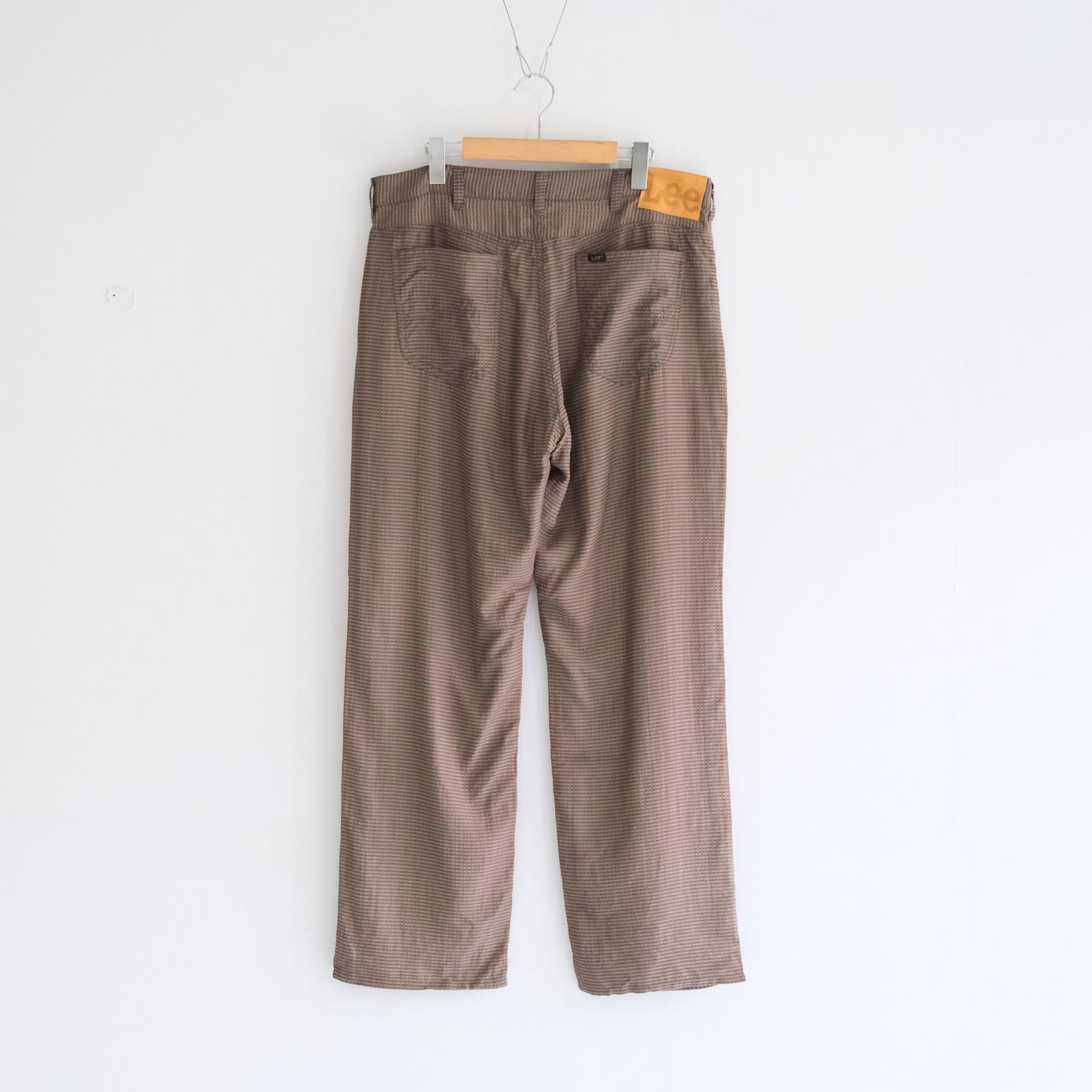 Lee / SEVEN BY SEVEN  / SHEER COWBOY PANTS ‐Gingham Check Indian fabric‐ /