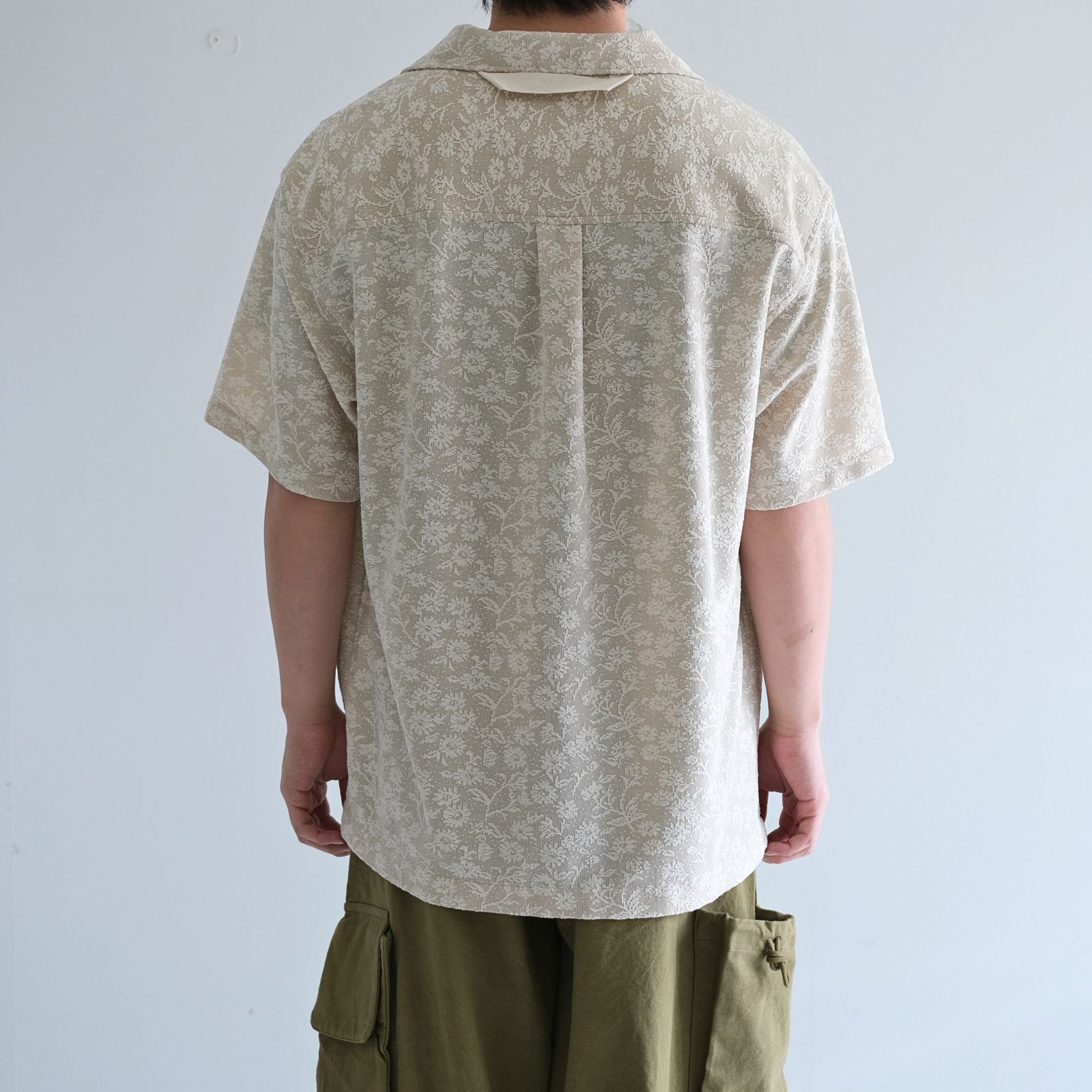 LACE CUBAN COLLAR SHIRTS / 半袖シャツ / PEARL IVORY