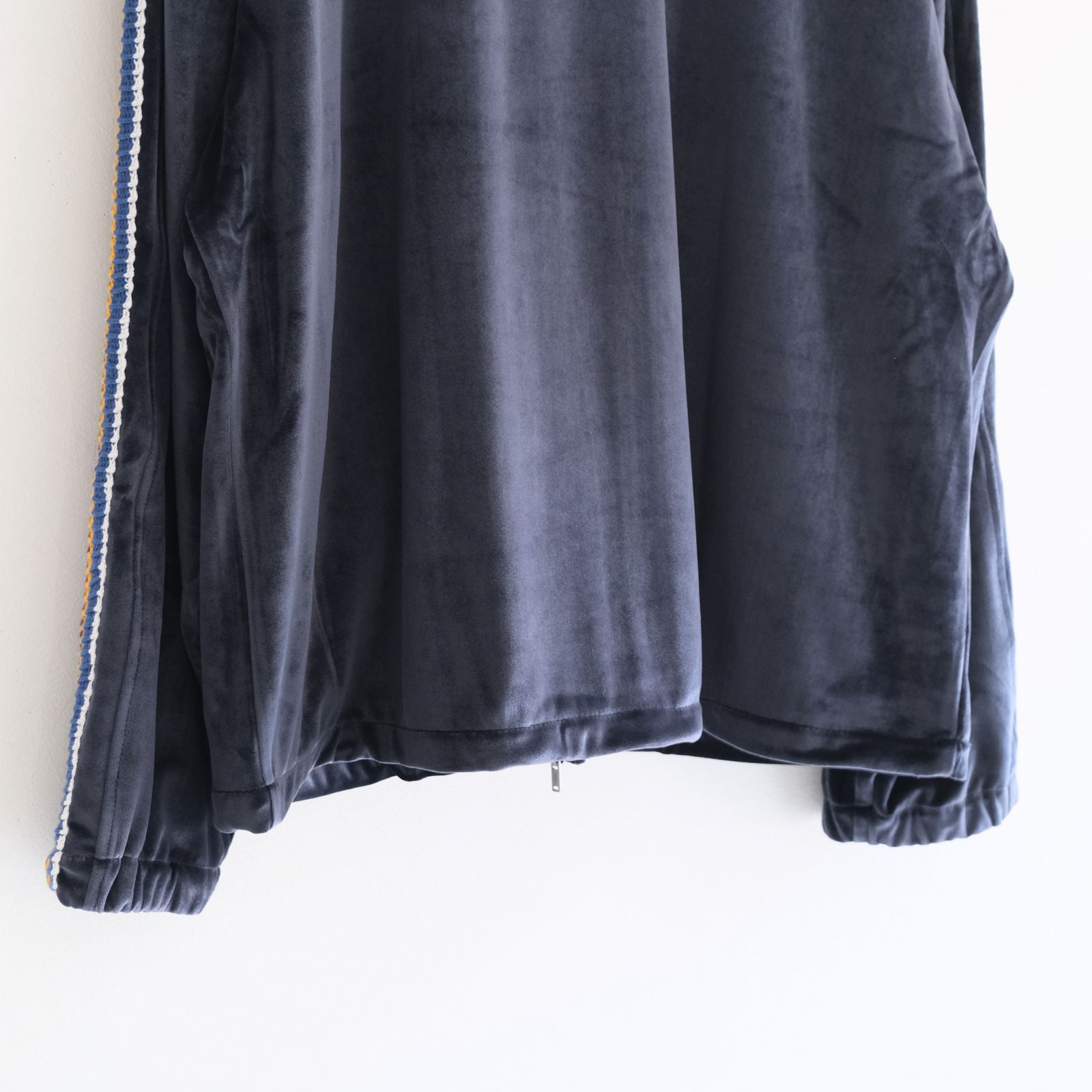 VELOUR TRACK JACKET（NAVY）