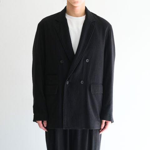 WASHED W/S STRIPE DB JKT（BLACK）