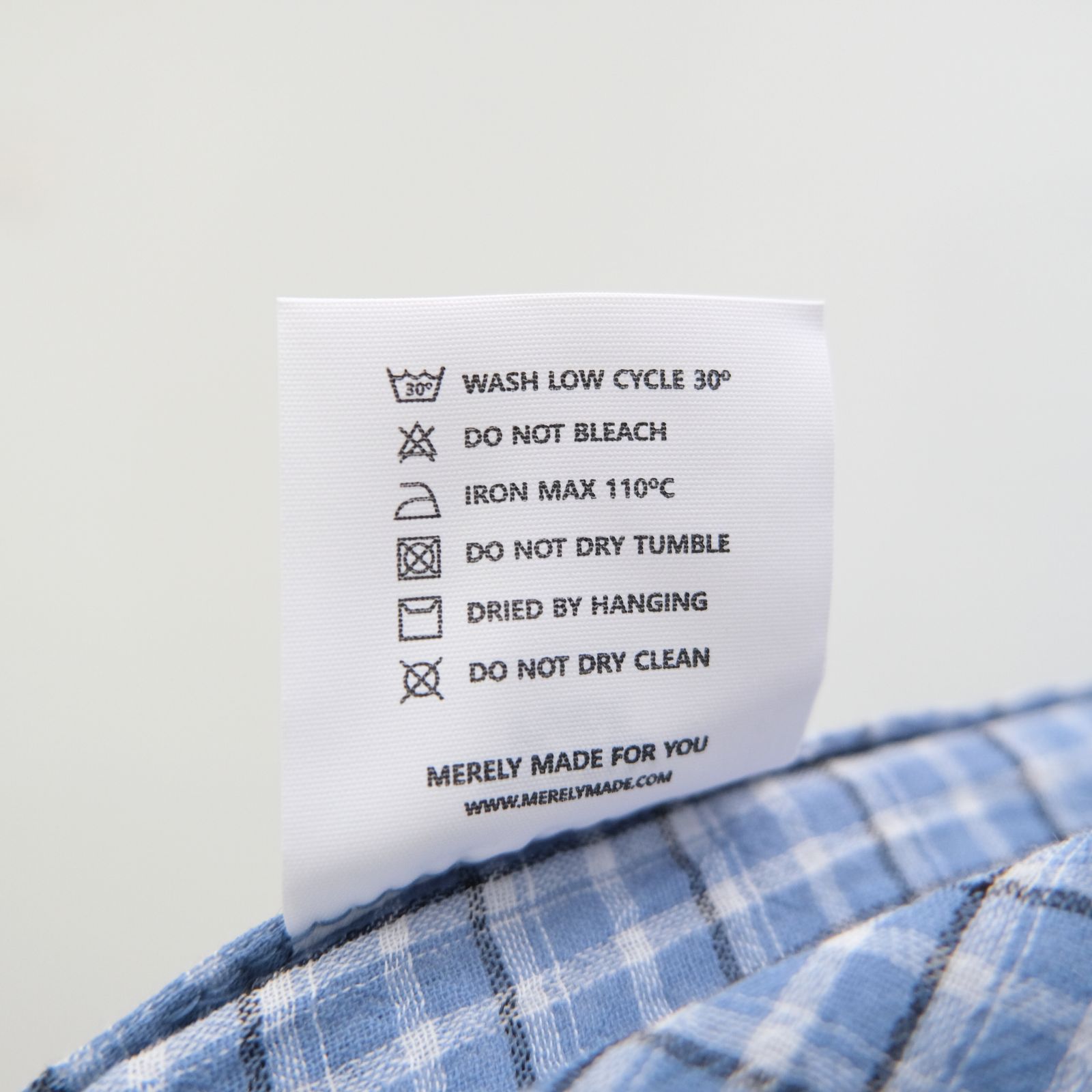 PREMIUM RONACHECK WRINKLE OVER SIZED SHIRTS / シャツ / LIGHT SKY BLUE